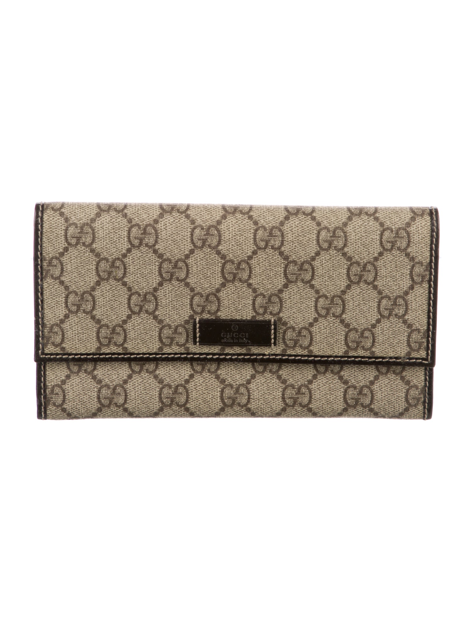 Gucci GG Supreme Continental Wallet