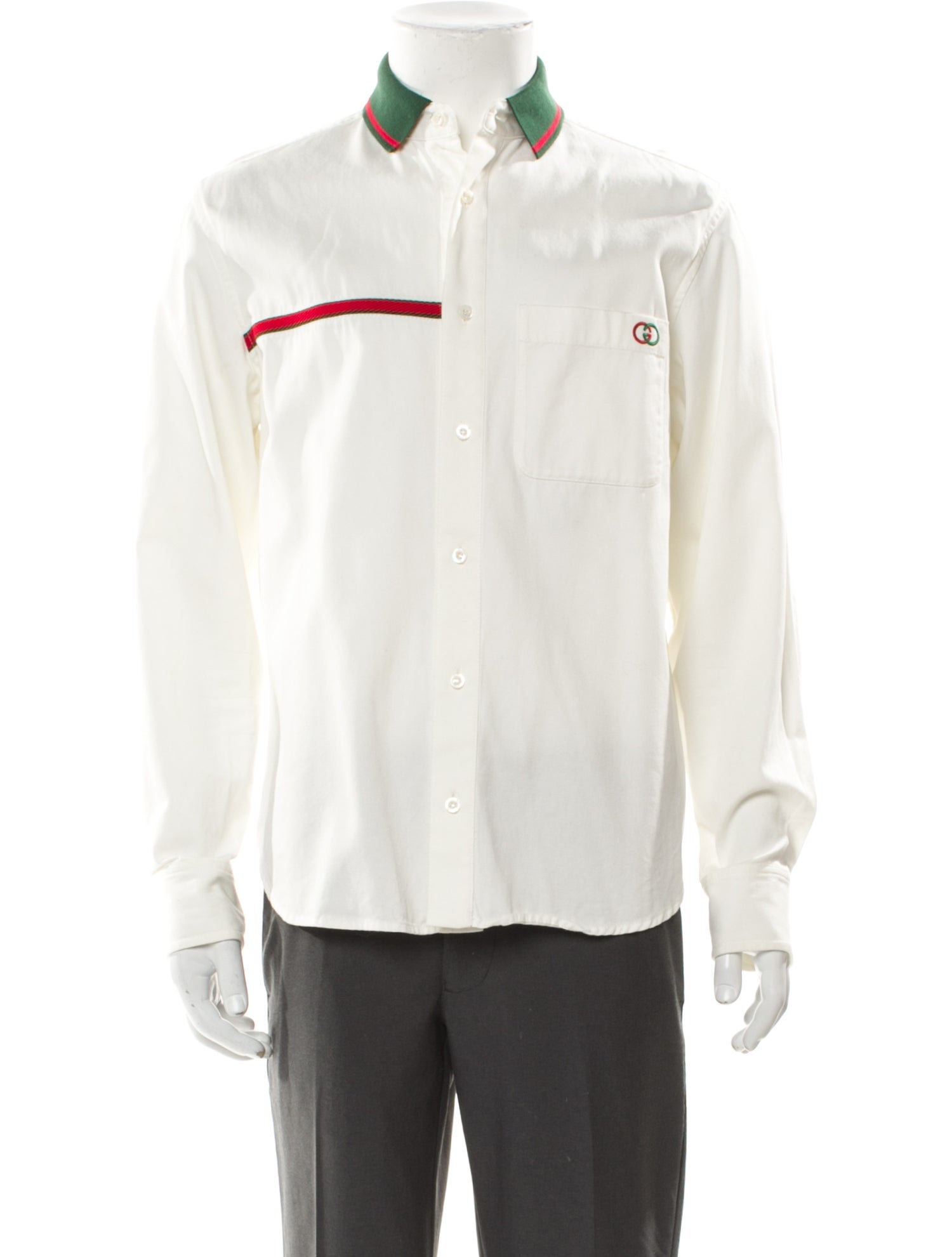 Gucci Striped Long Sleeve Shirt