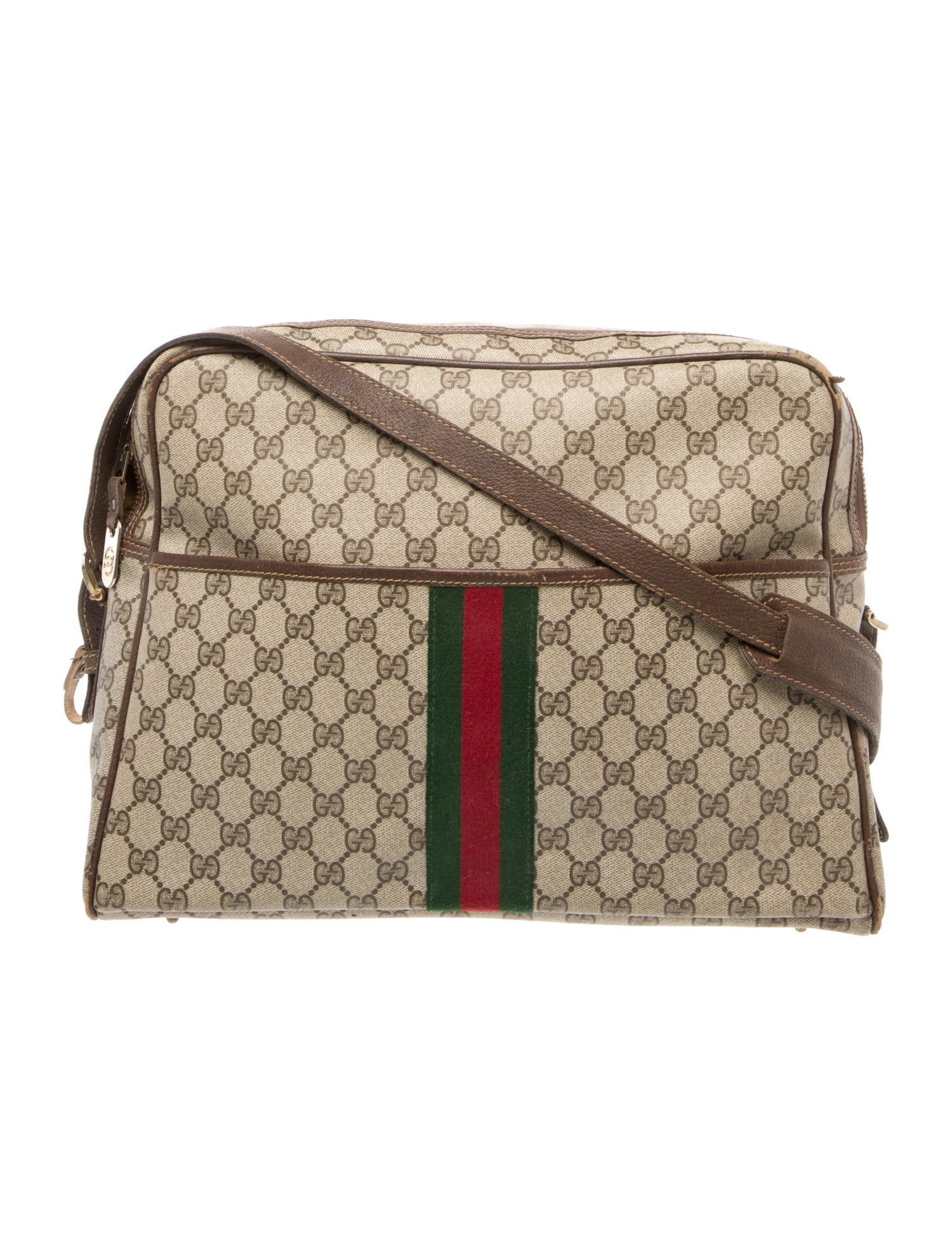Gucci GG Supreme Crossbody Bag Vintage