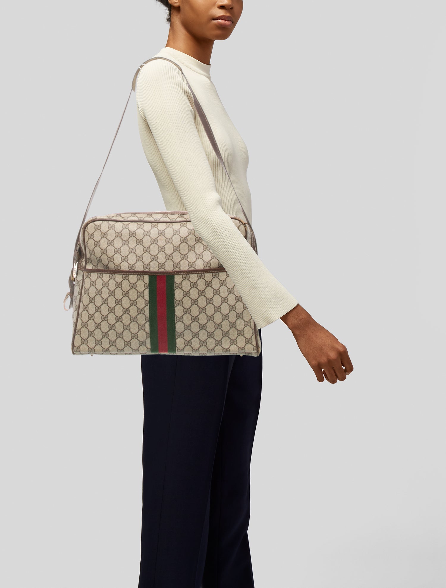 Gucci GG Supreme Crossbody Bag Vintage