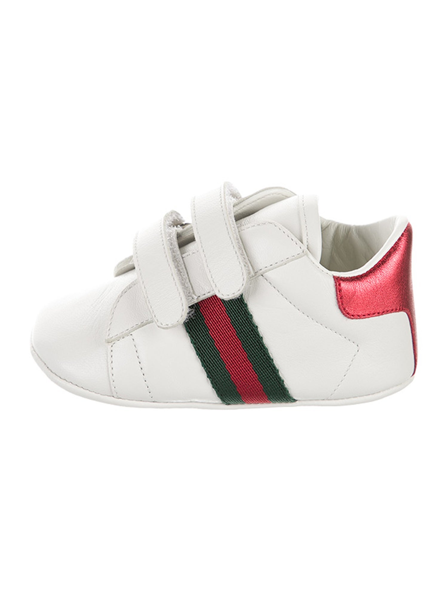 Gucci infant boys' white multicolored booties