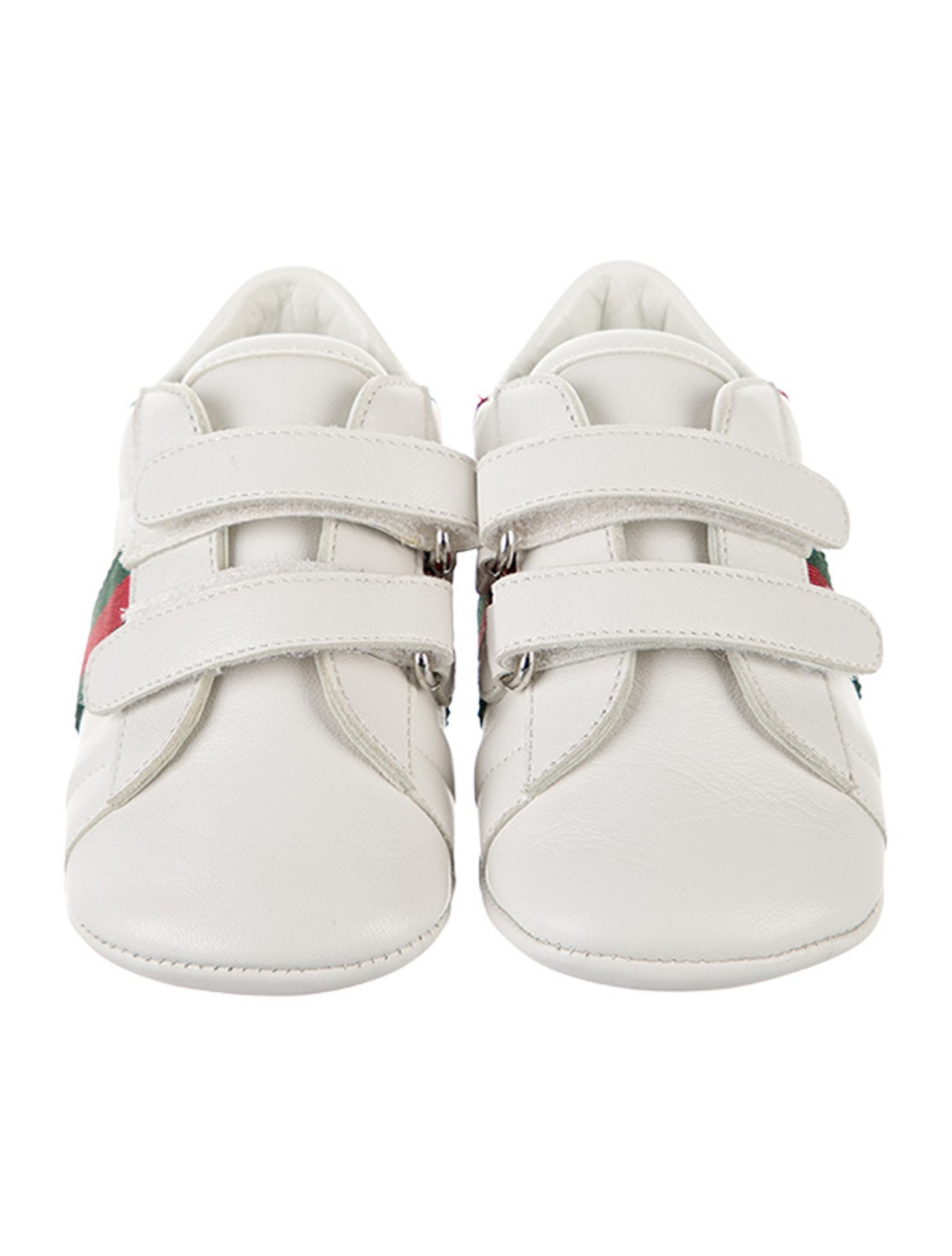Gucci infant boys' white multicolored booties