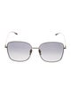 Gucci Web Accent Square Sunglasses