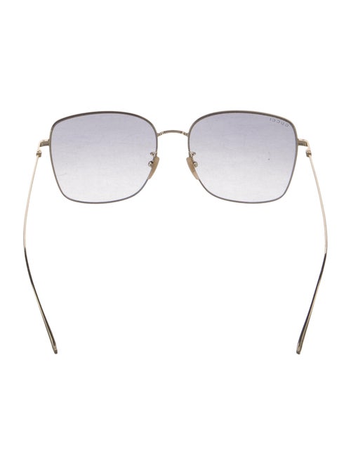 Gucci Web Accent Square Sunglasses