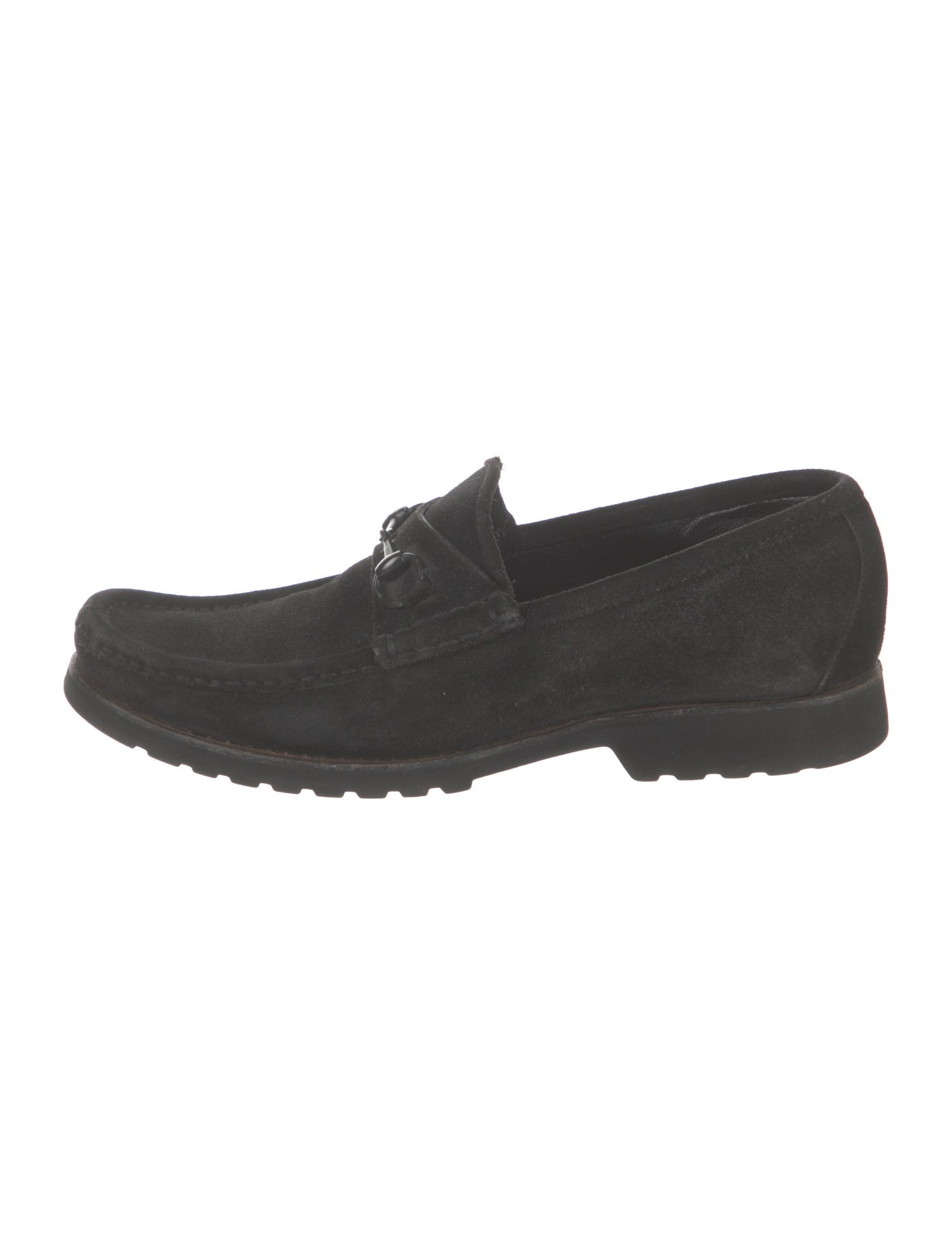 Gucci Vintage Horsebit Accent Loafers