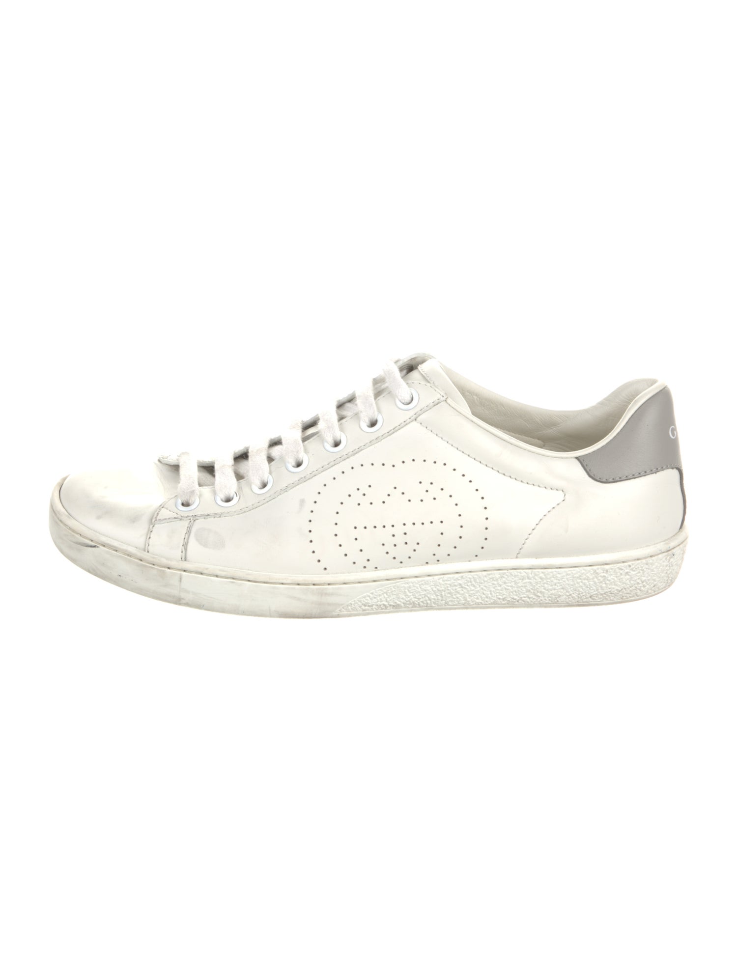 Gucci Interlocking G Logo Leather Sneakers