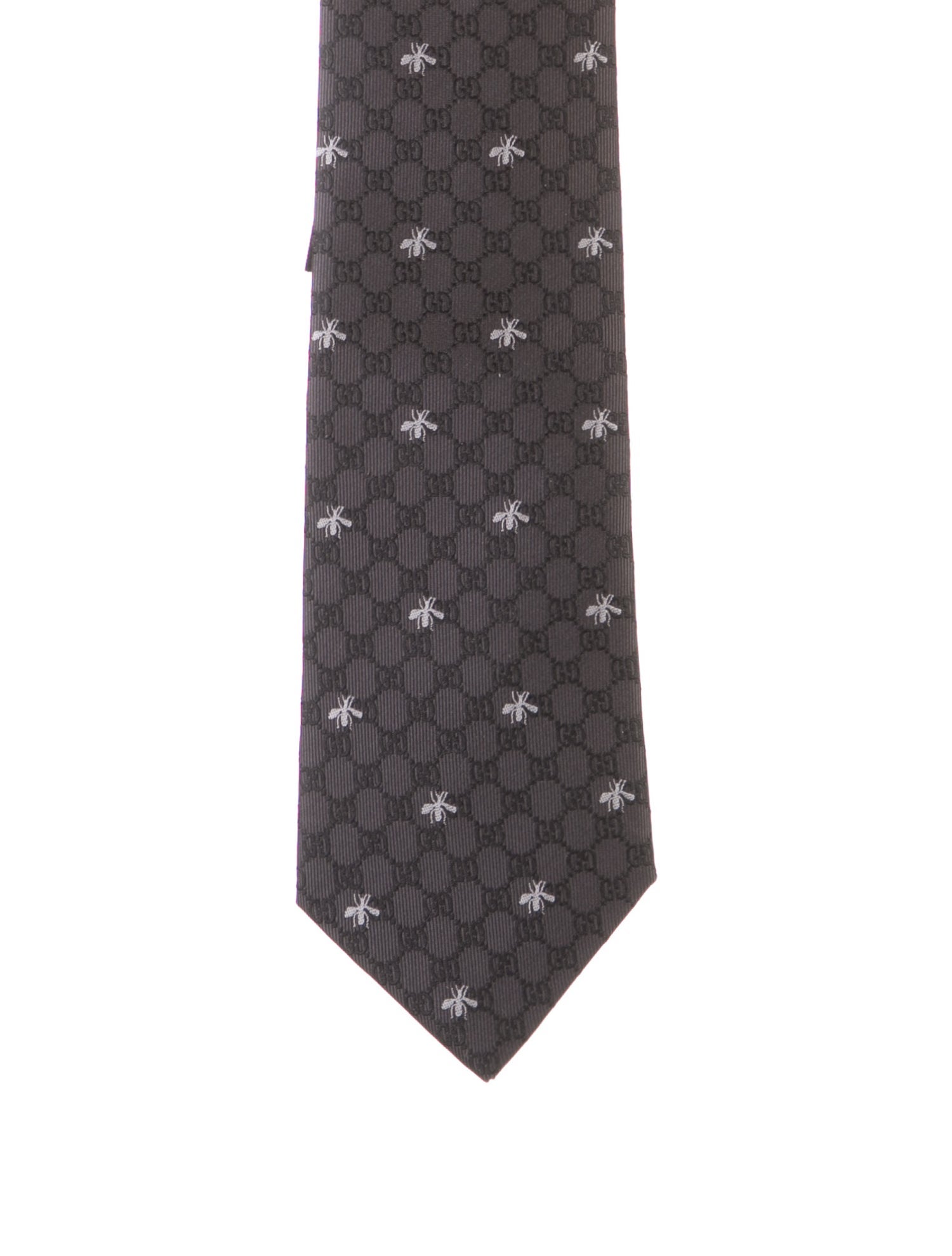 Gucci Pattern Print Silk Tie w/Tags