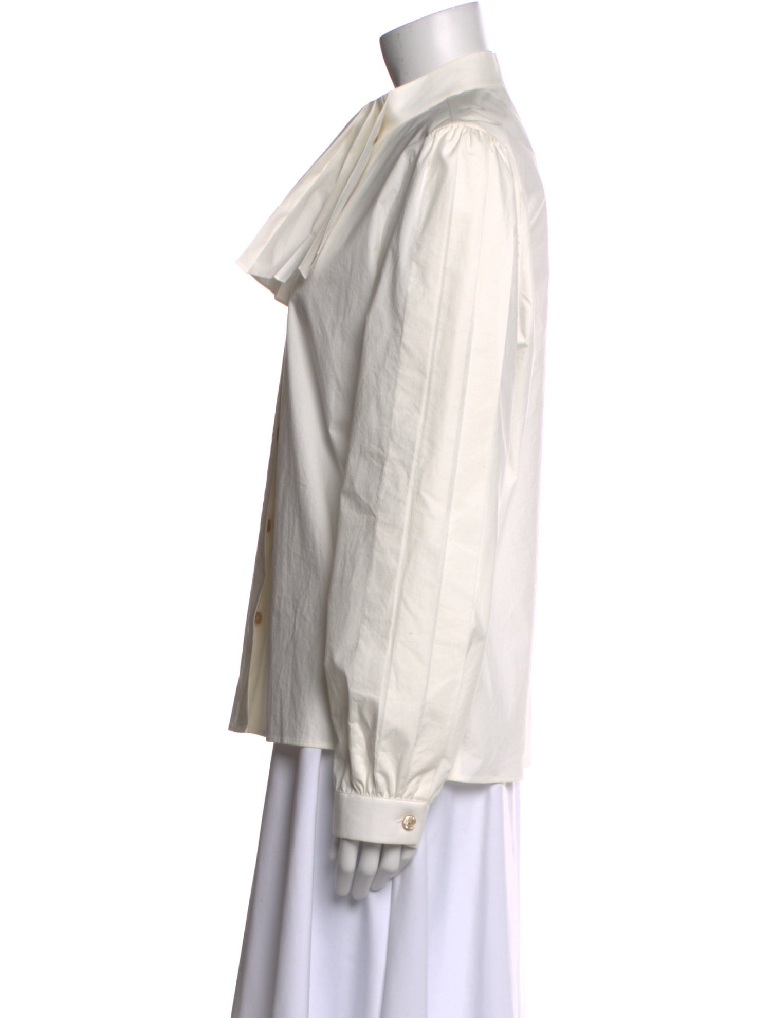 Gucci 2018 Mock Neck Blouse