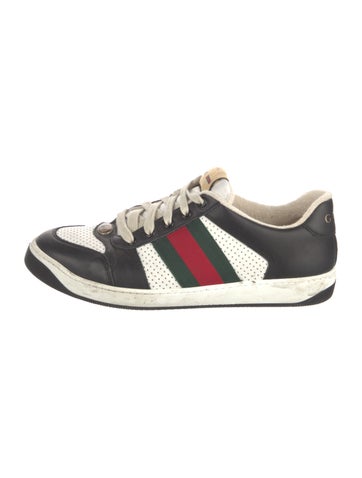 Gucci Sneakers Web Accent Leather UK 8 | 9