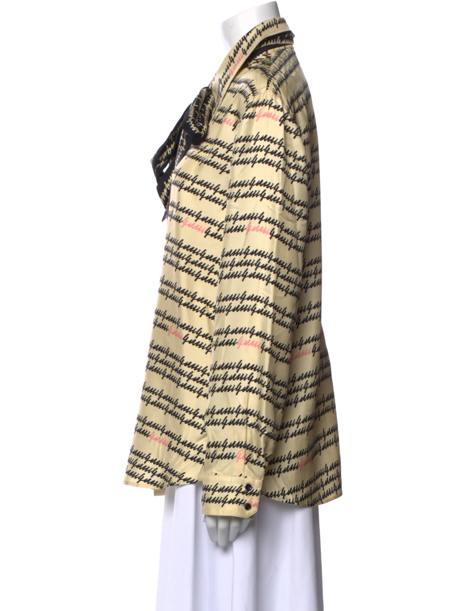 Gucci 2023 Silk Button-Up Top