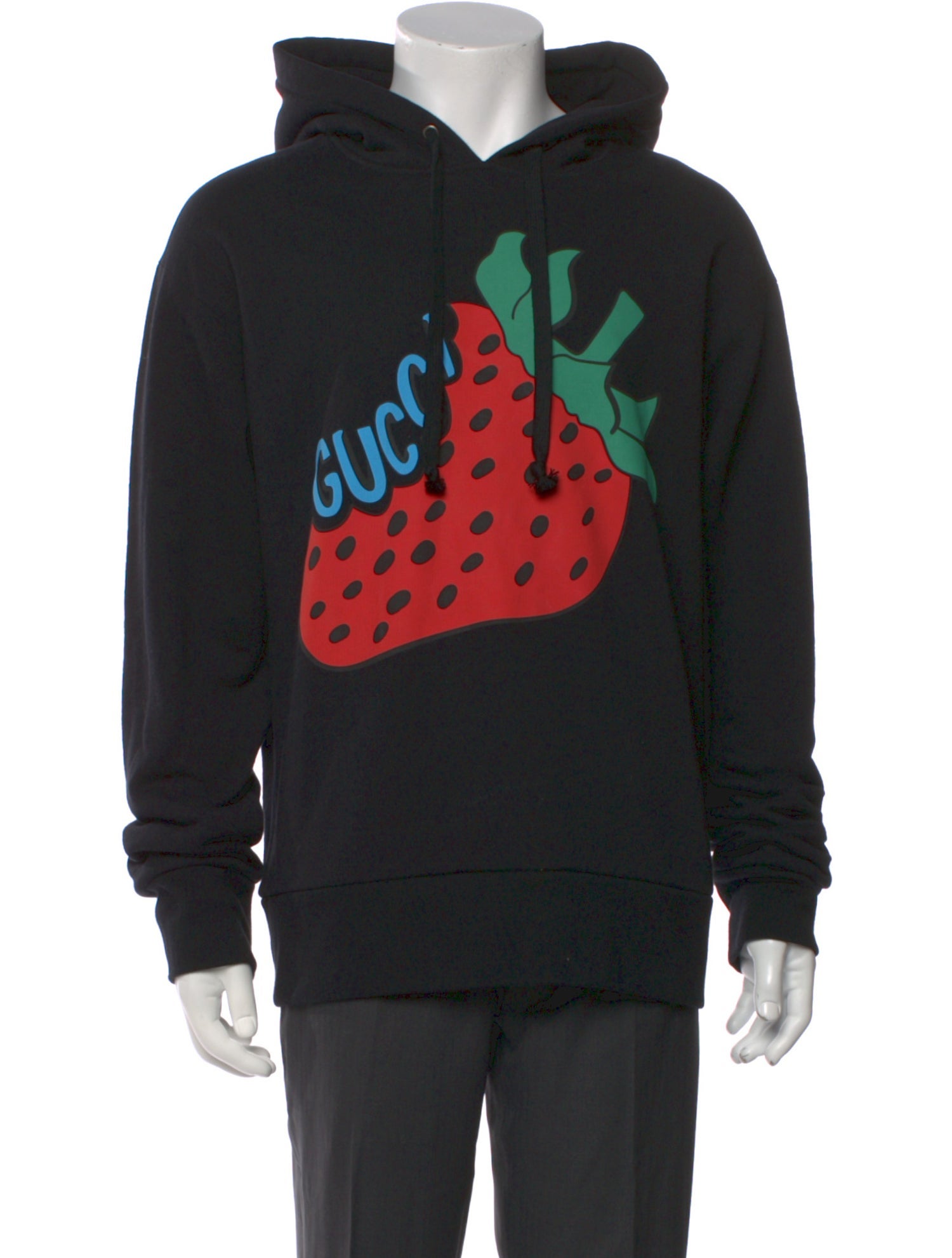 Gucci Graphic Print Crew Neck Hoodie