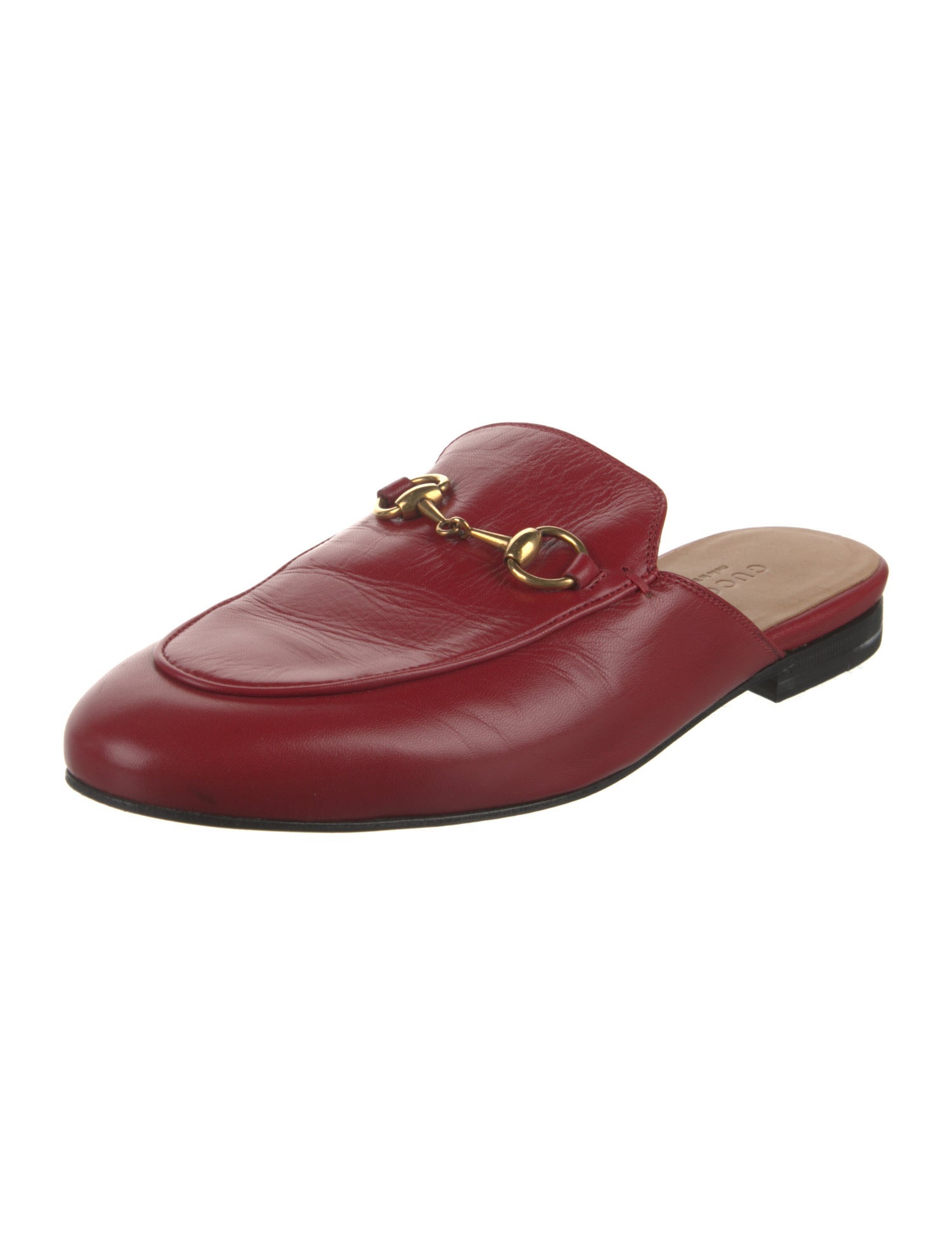 Gucci Horsebit Accent Leather Mules