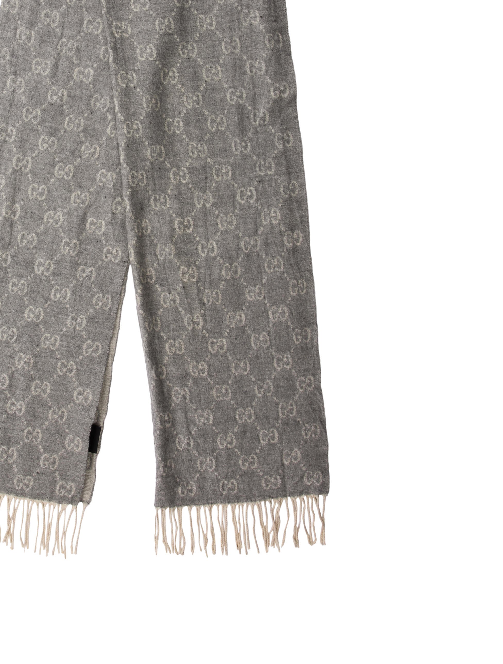 Gucci Silk GG Logo Scarf