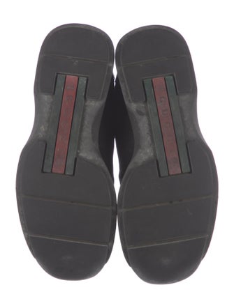 Gucci Web Accent Leather Sneakers