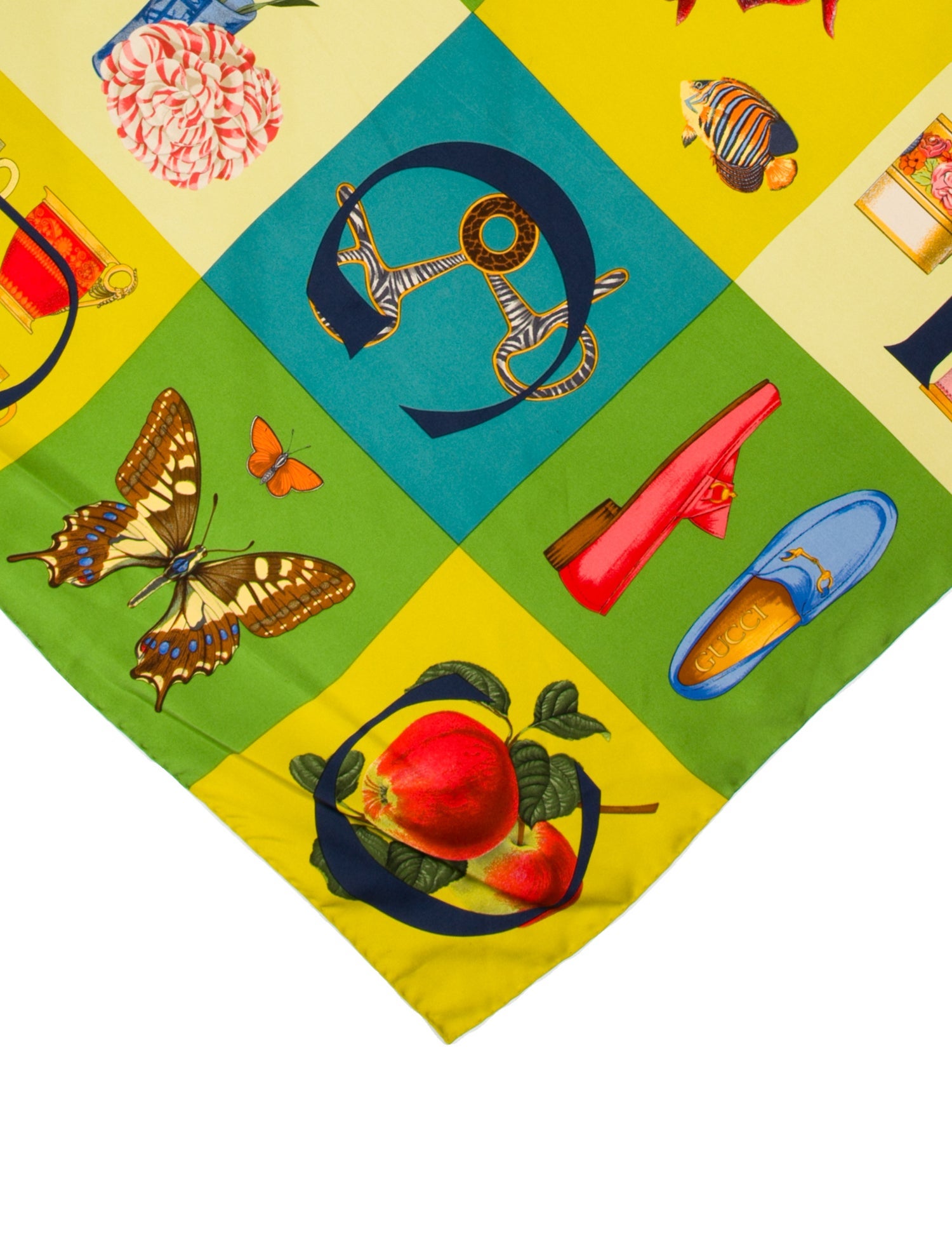 Gucci Silk Vintage Scarf