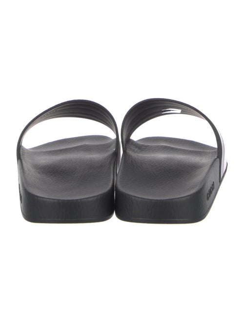 Gucci Sylvie Web Accent Rubber Slides