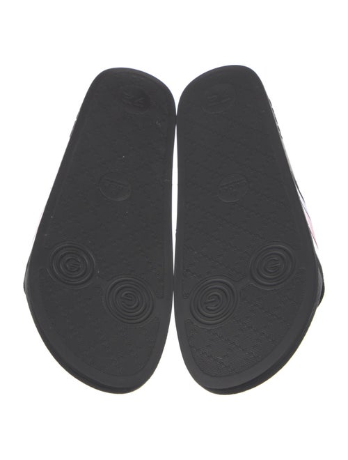 Gucci Sylvie Web Accent Rubber Slides