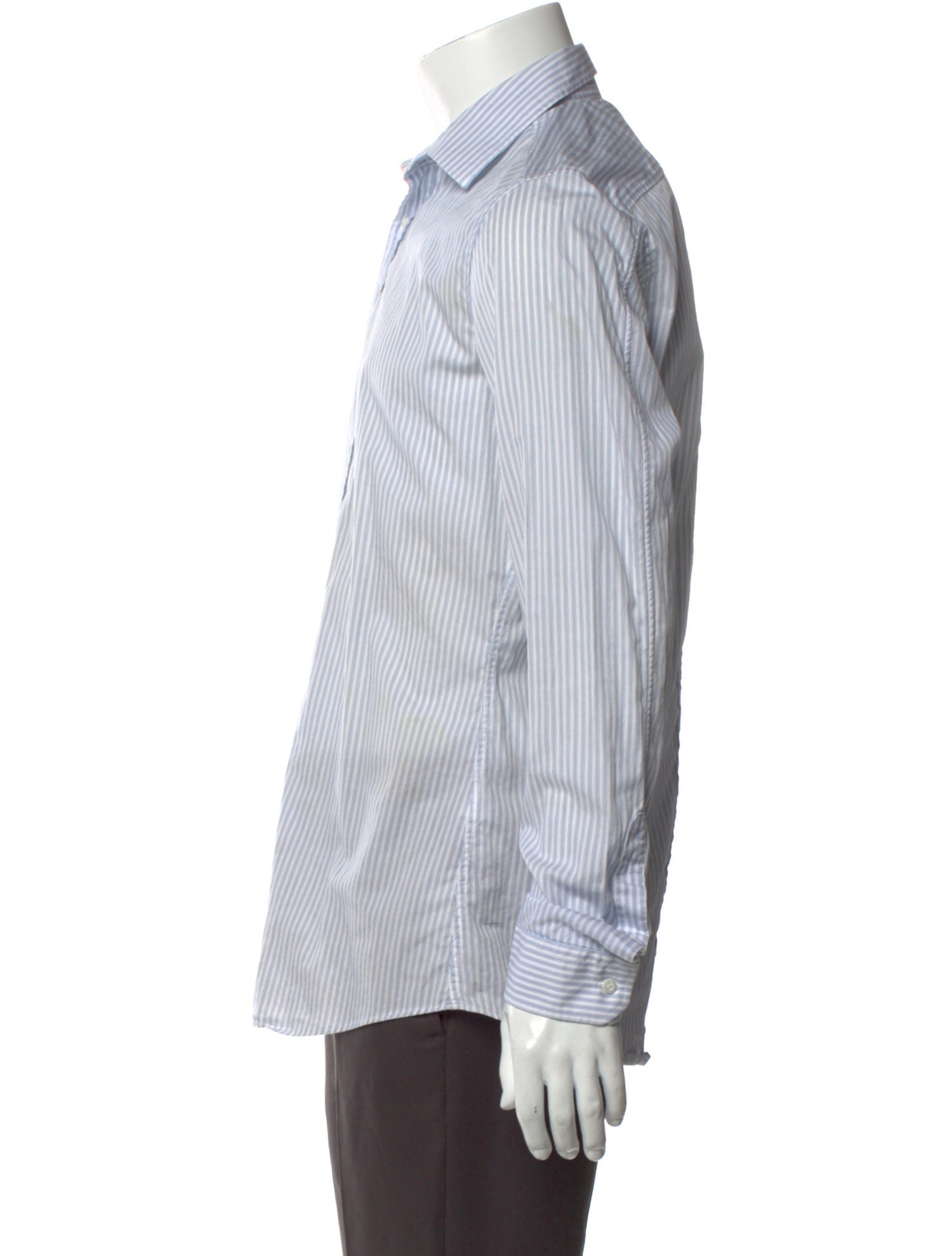 Gucci Striped Long Sleeve Dress Shirt