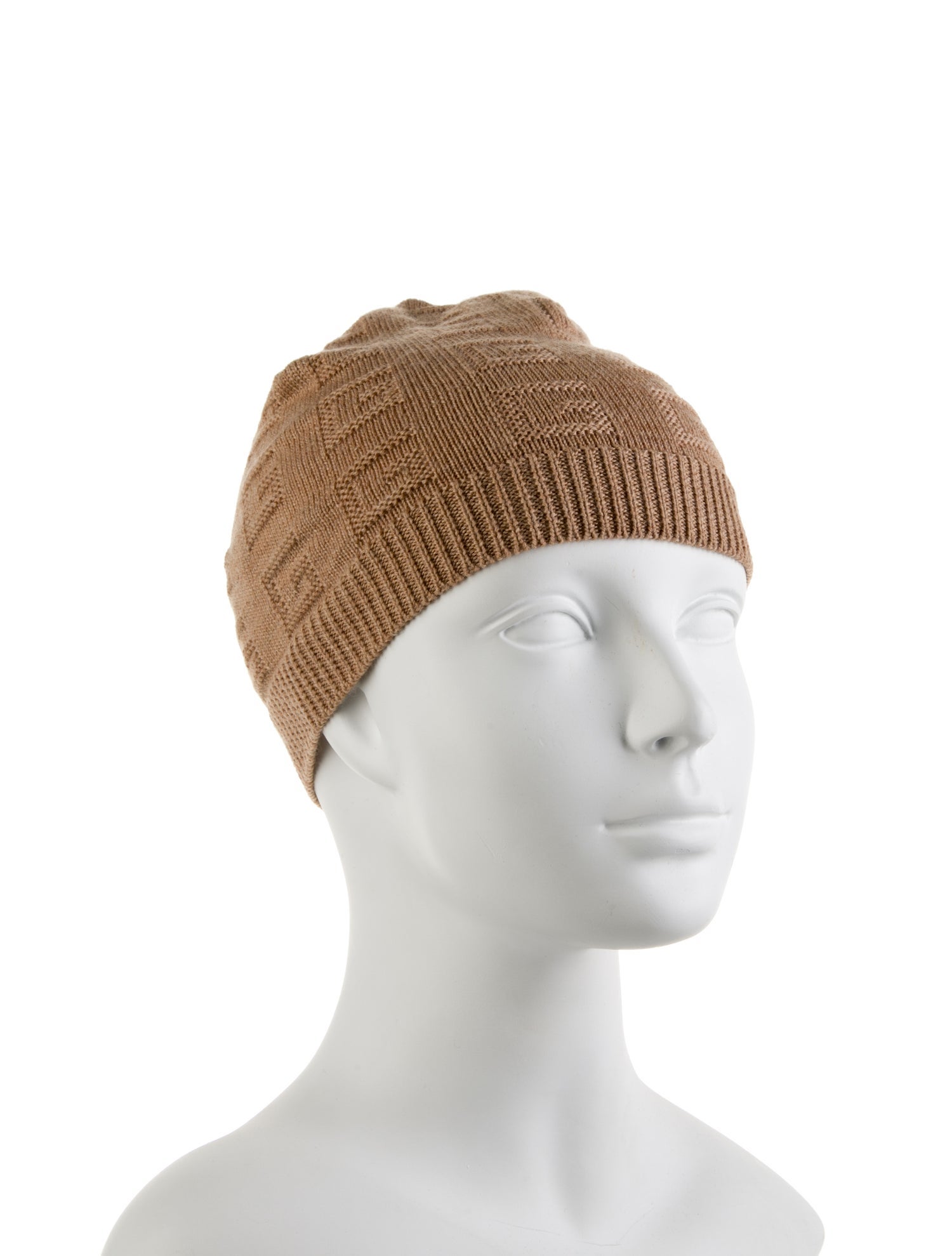 Gucci Wool Rib Knit Beanie Hat w/Tags