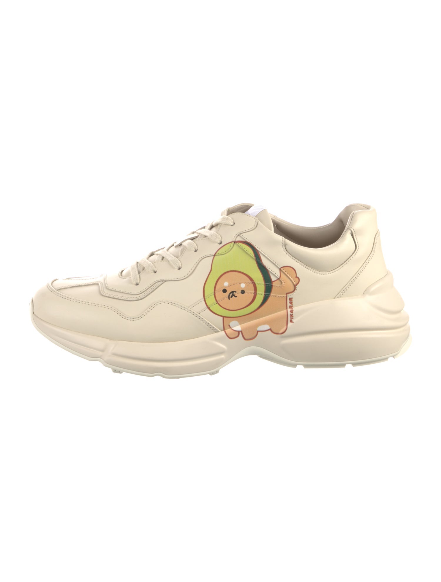 Gucci Leather Printed Sneakers