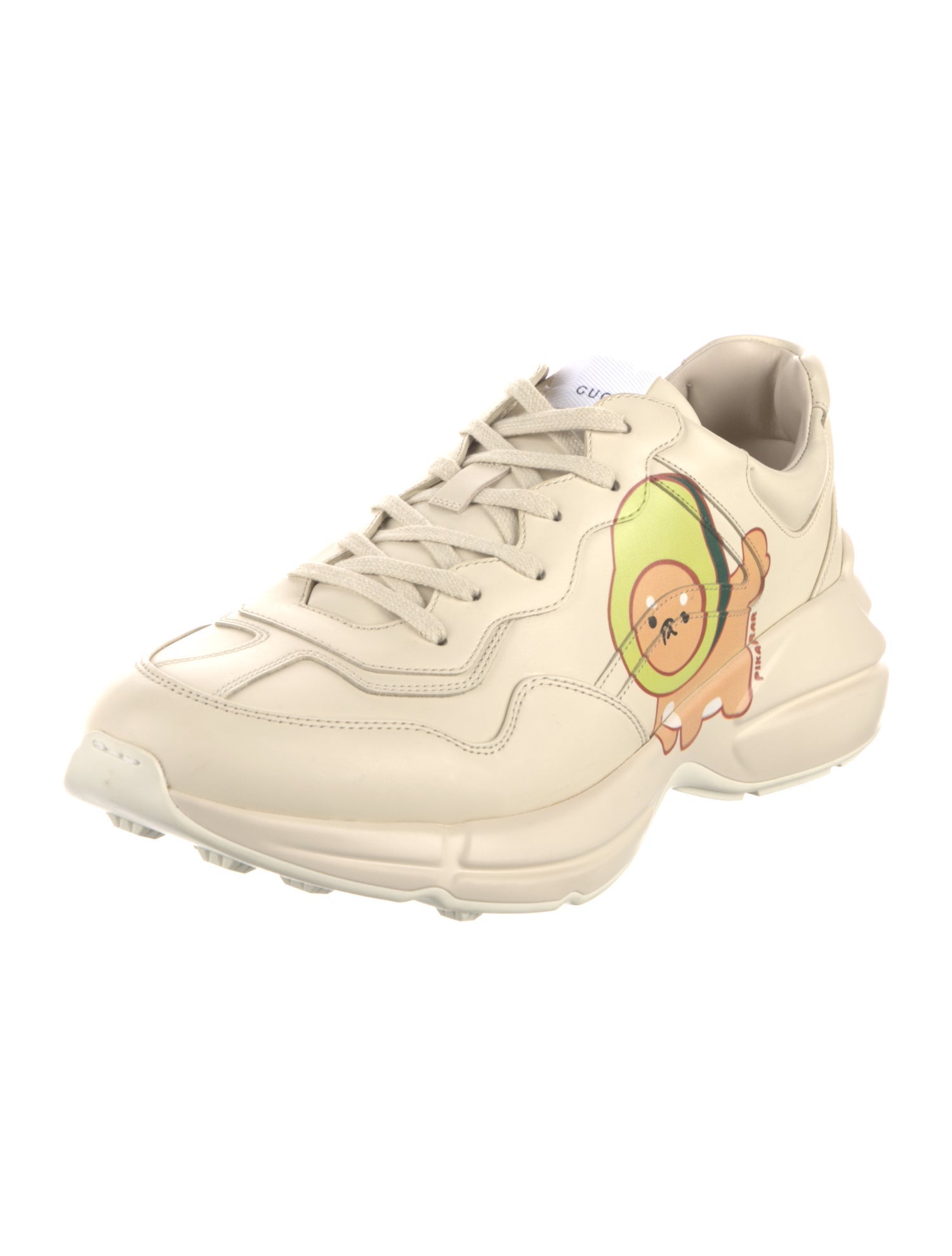 Gucci Leather Printed Sneakers