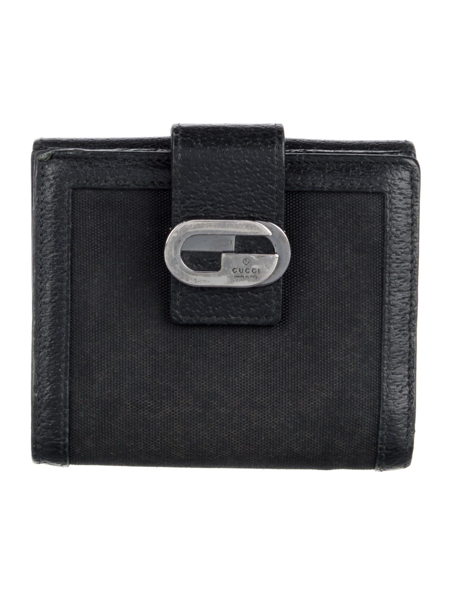 Gucci Vintage Leather Compact Wallet