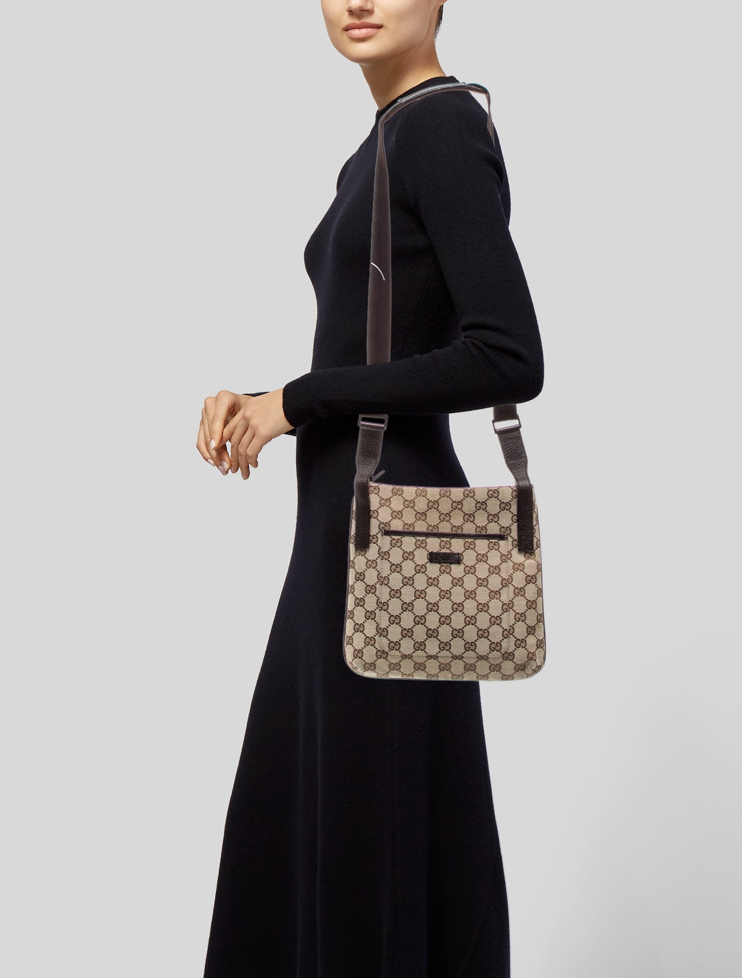 Gucci GG Canvas Messenger Bag