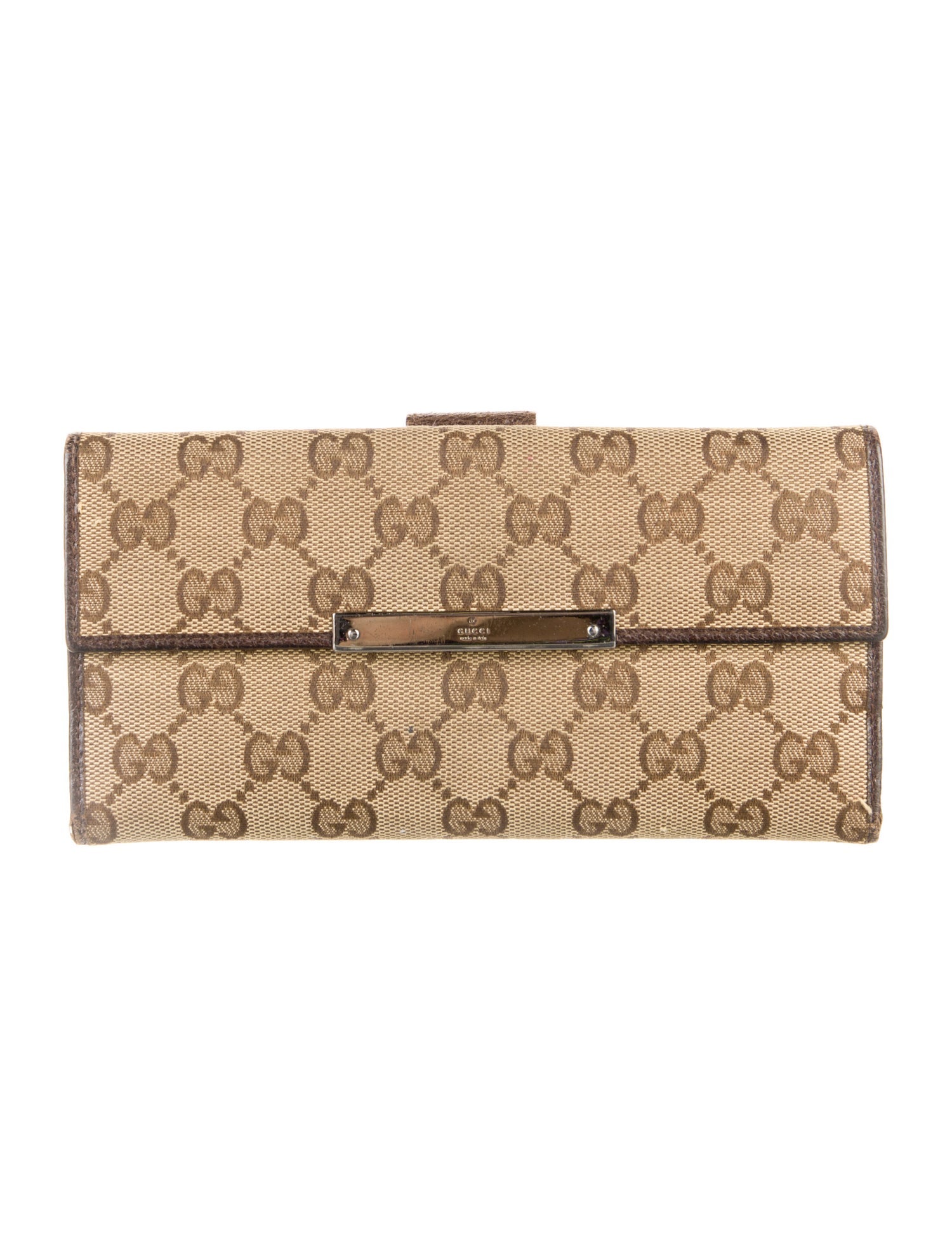 Gucci GG Canvas Canvas Continental Wallet