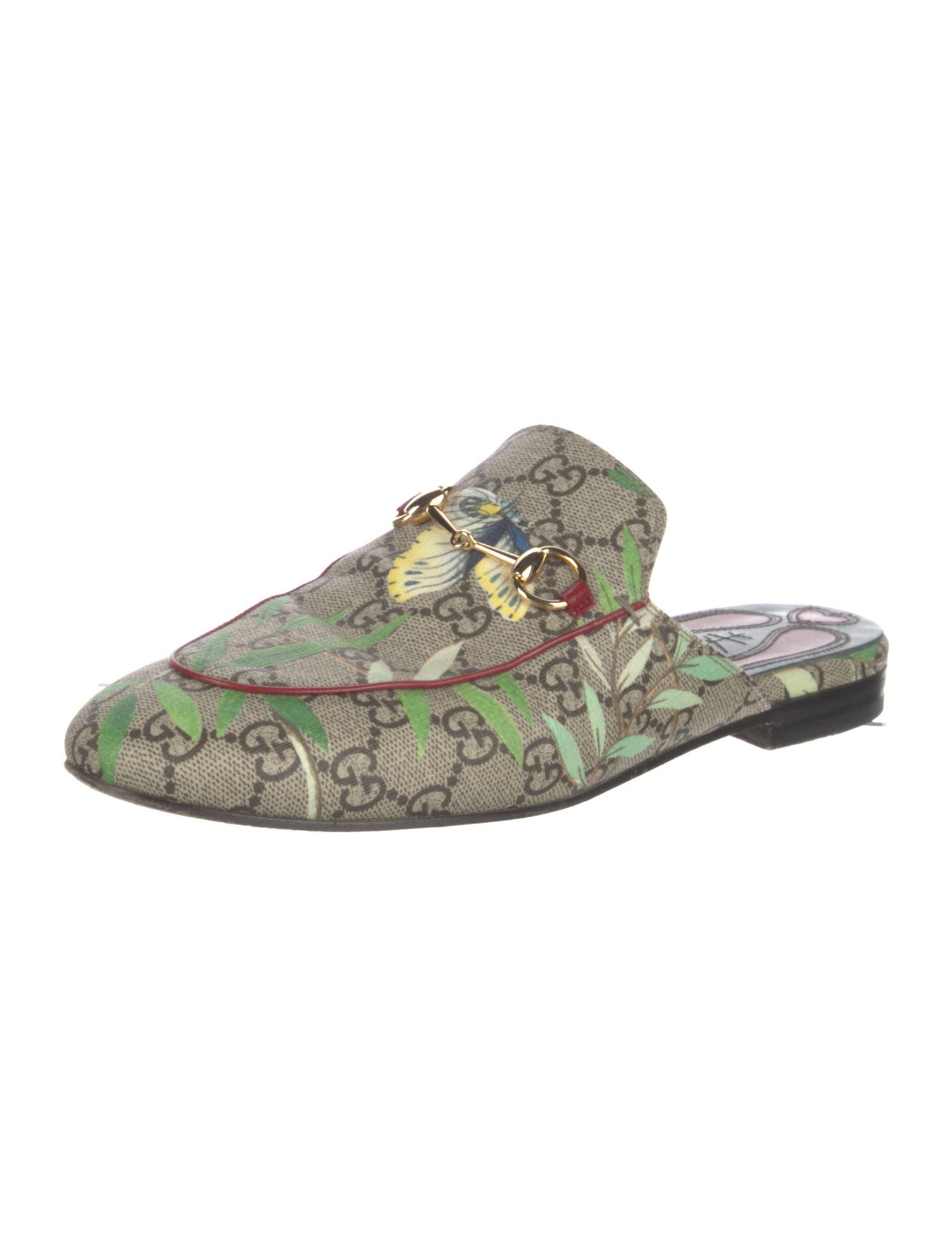 Gucci GG Supreme Mules