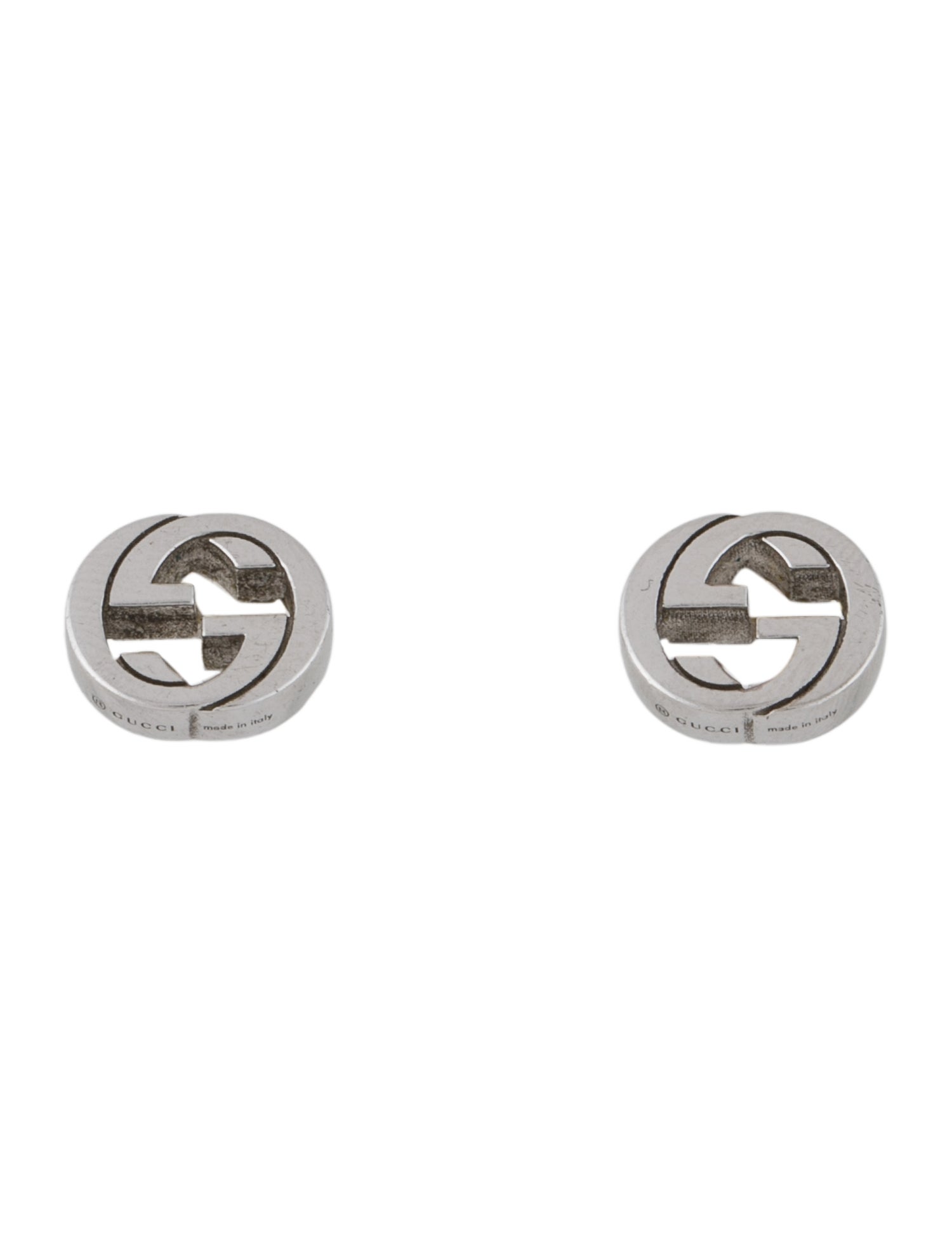 Gucci Interlocking GG Stud Earrings