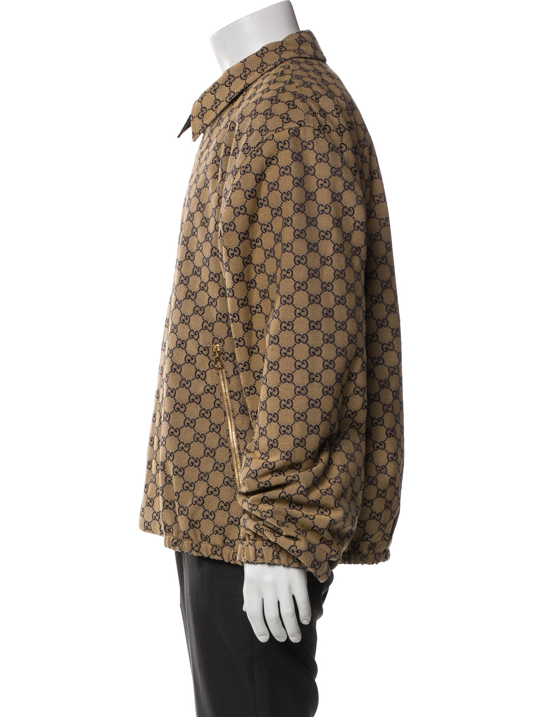 Gucci Reversible GG Canvas Windbreaker