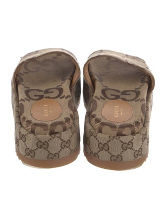 Gucci GG Canvas Canvas Slides