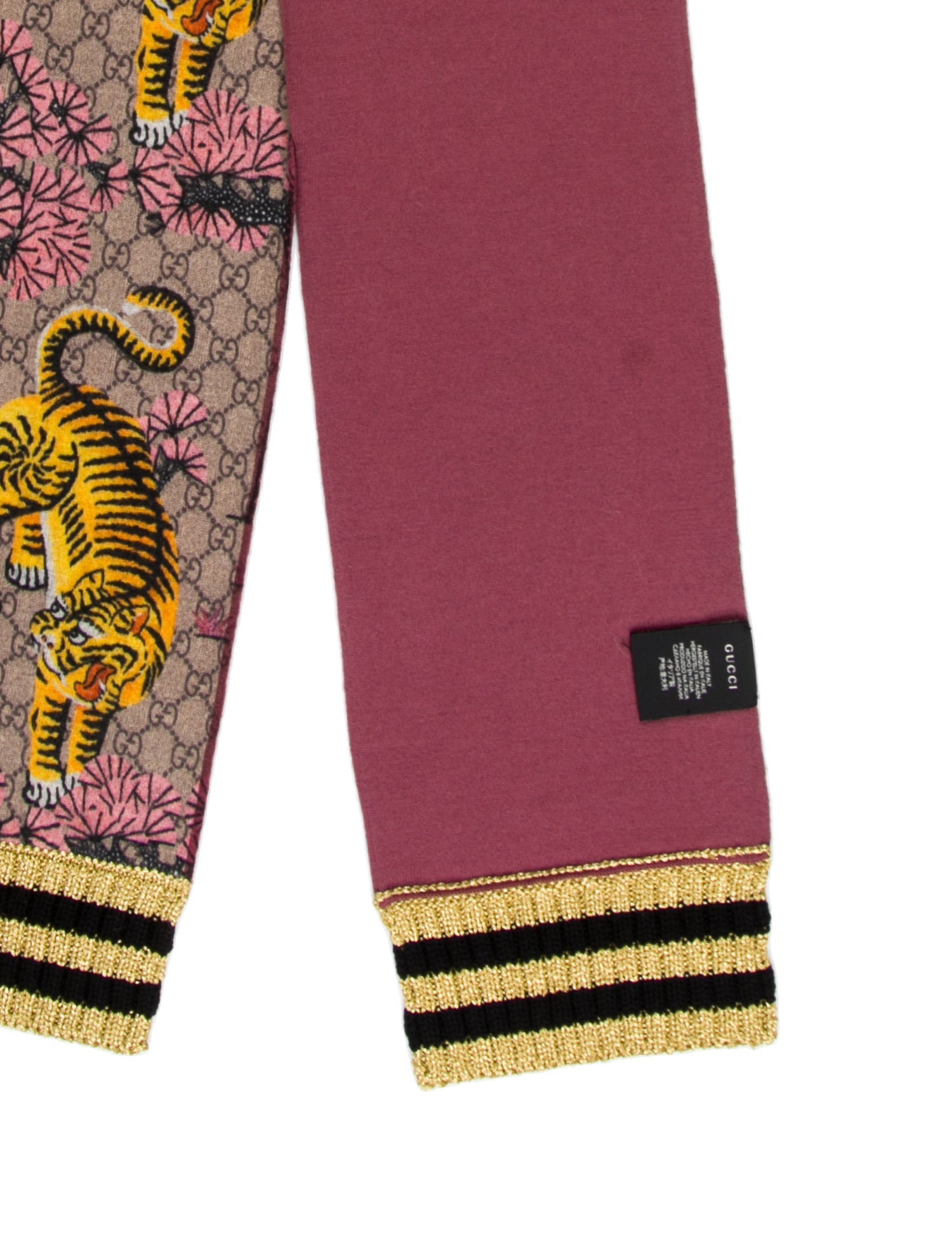 Gucci Wool Bengal Print Scarf