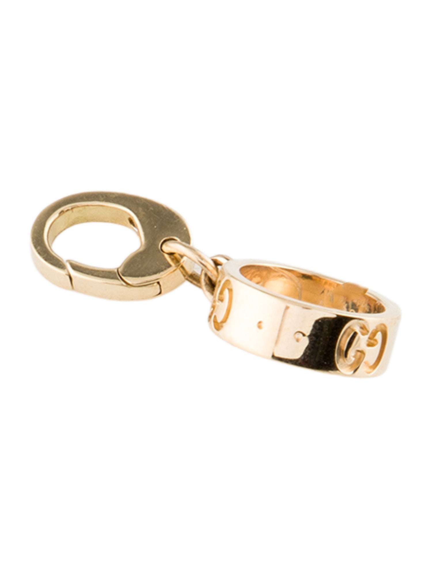 Gucci 18K Icon Circle Charm
