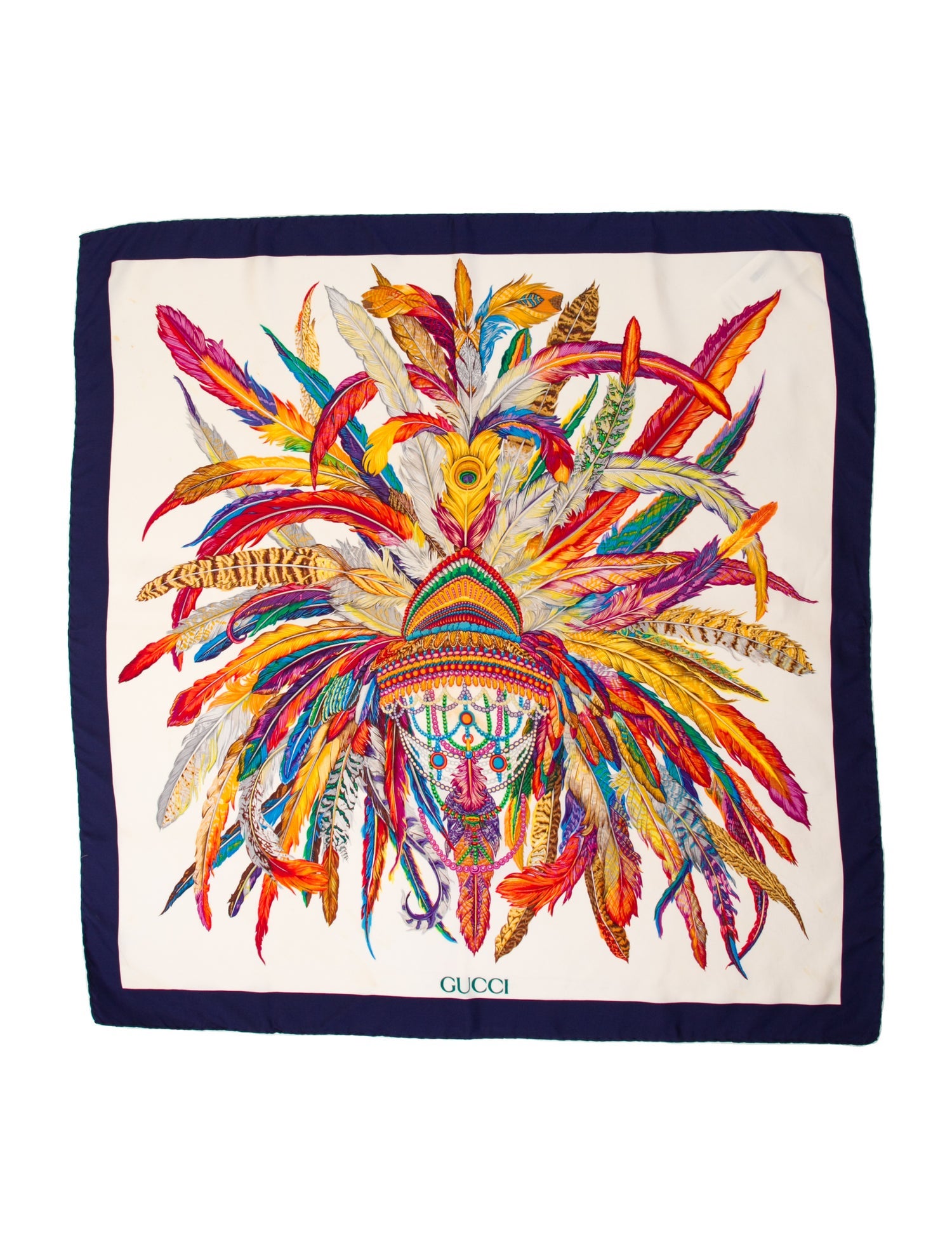Gucci Silk Vintage Scarf
