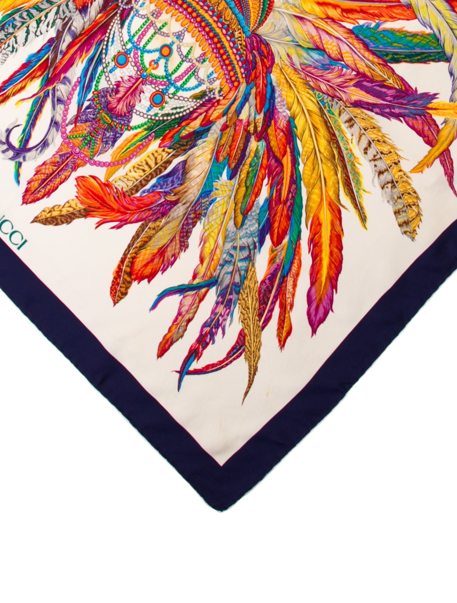 Gucci Silk Vintage Scarf