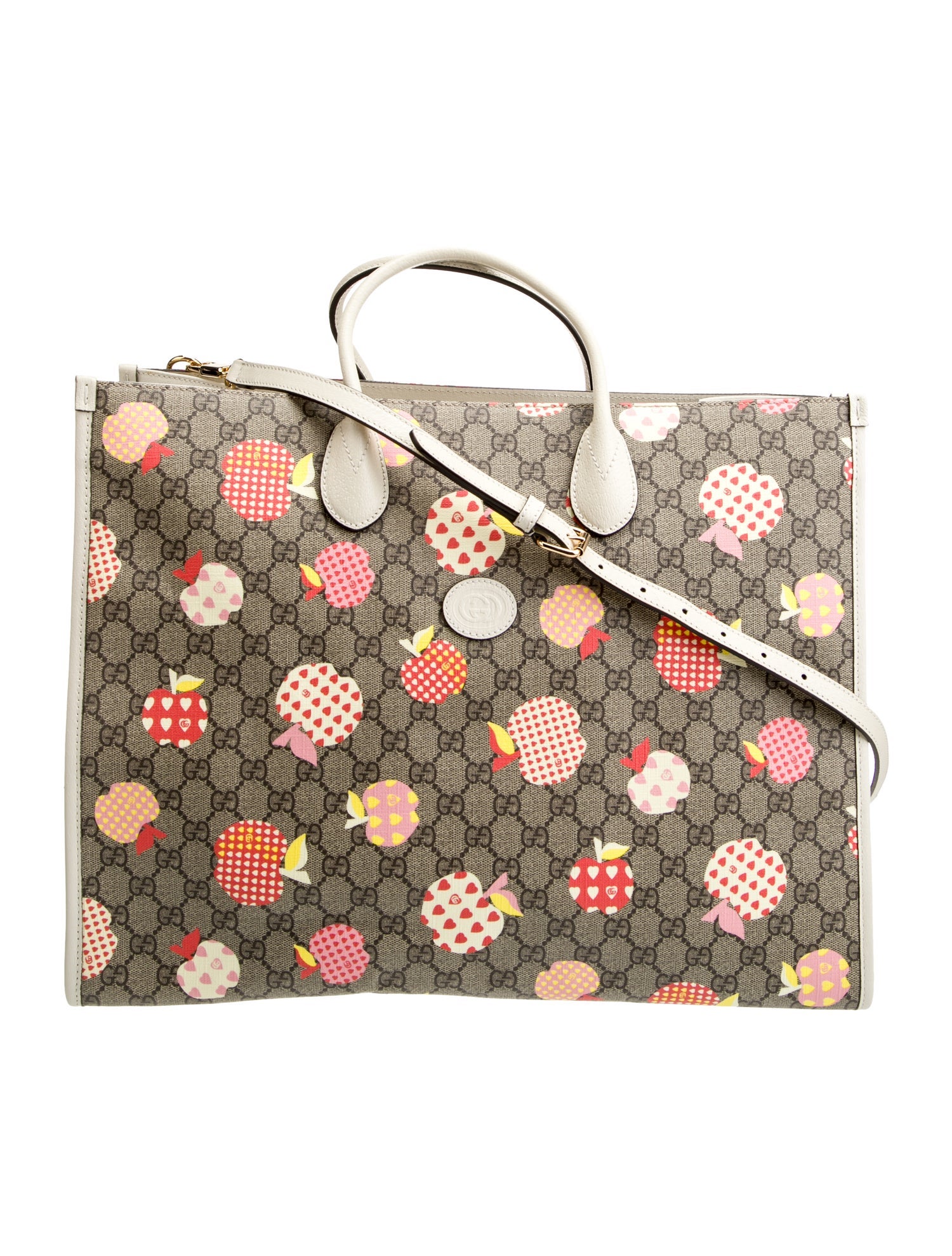 Gucci GG Supreme GG Supreme Les Pommes Shopper Large w/ Tags