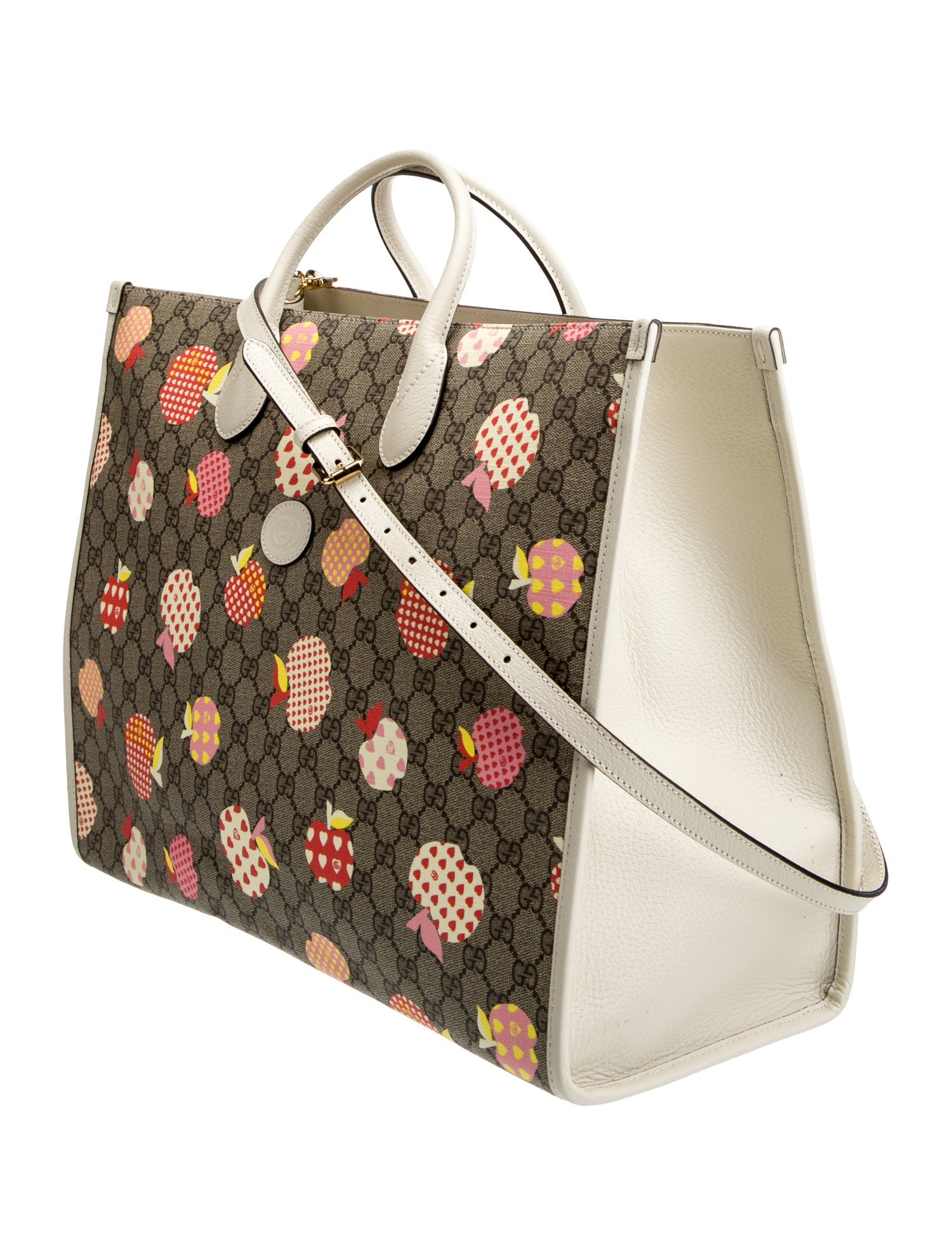 Gucci GG Supreme GG Supreme Les Pommes Shopper Large w/ Tags