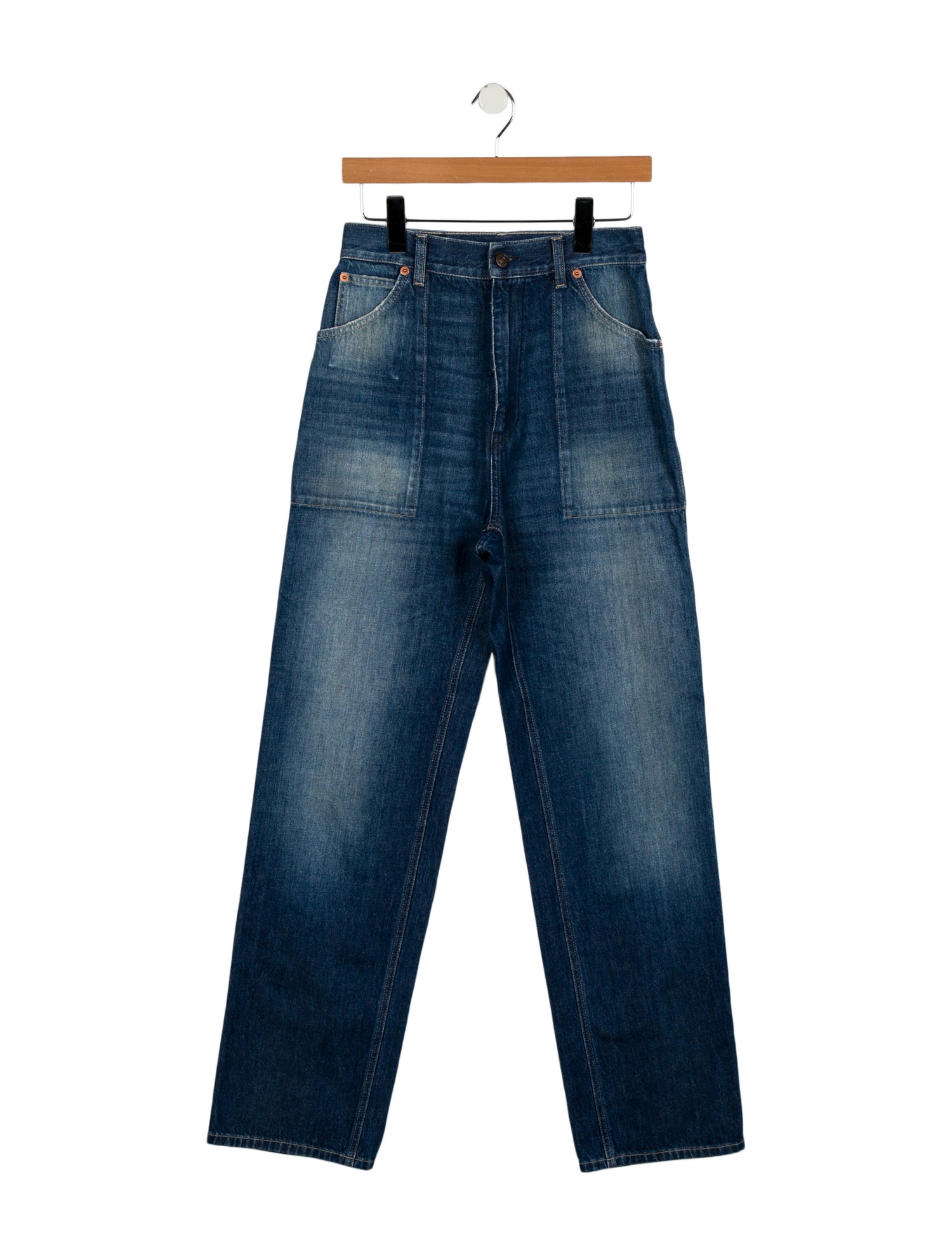 Gucci Interlocking G Logo Straight-Leg Jeans