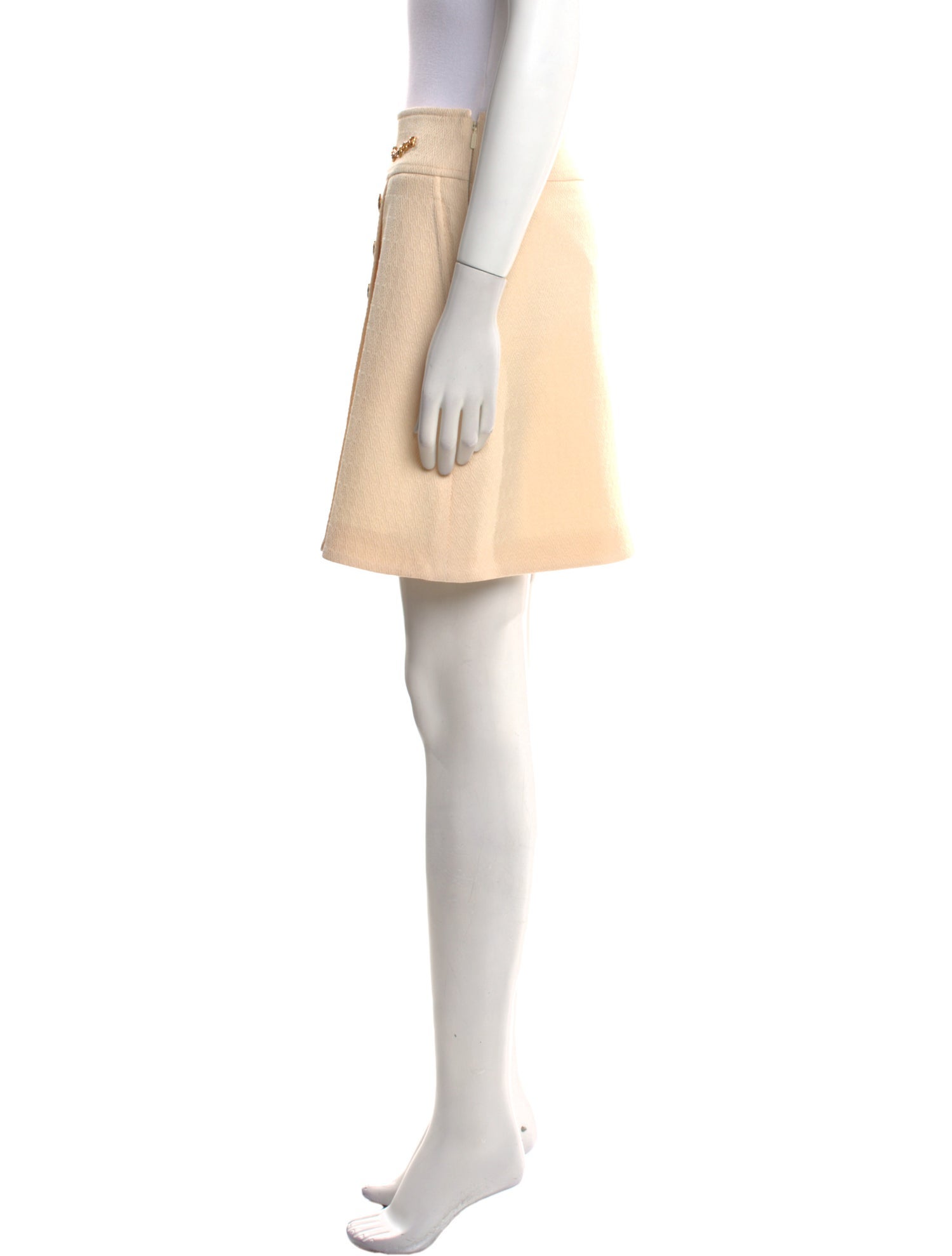 Gucci Wool Mini Skirt