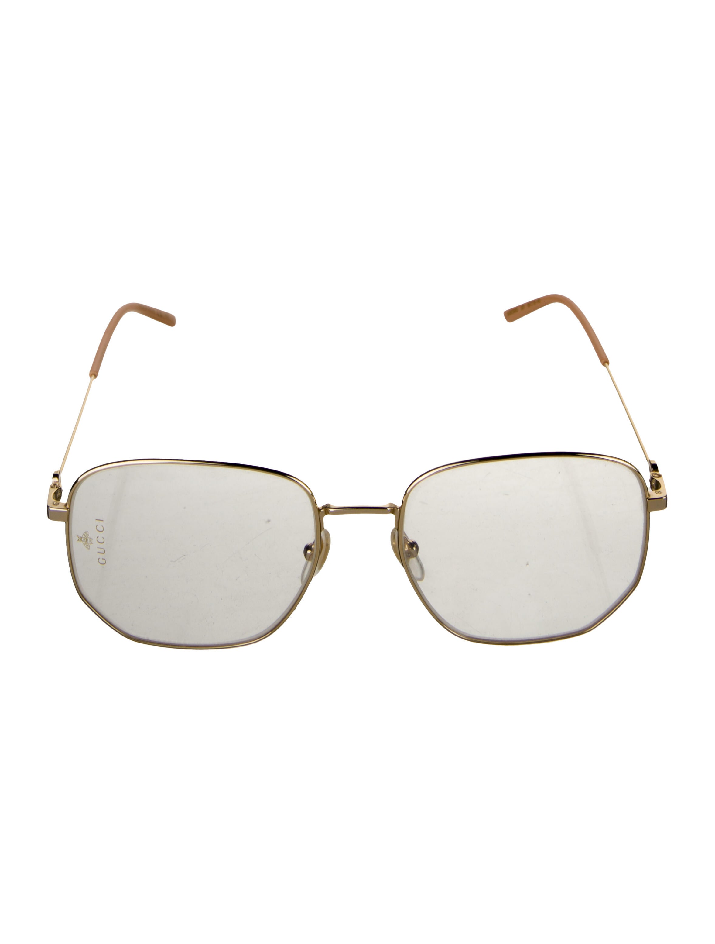 Gucci Interlocking G Logo Aviator Eyeglasses