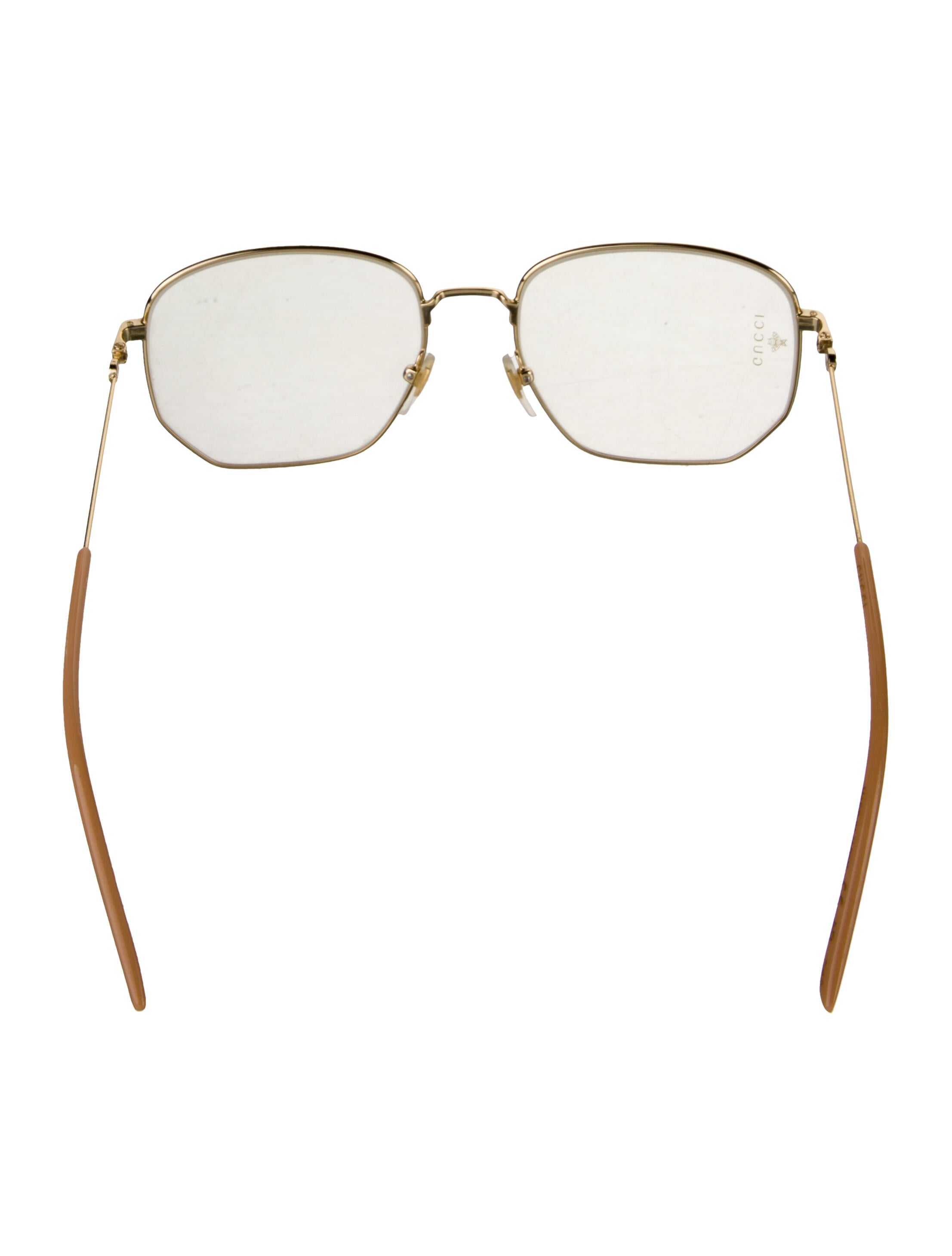 Gucci Interlocking G Logo Aviator Eyeglasses