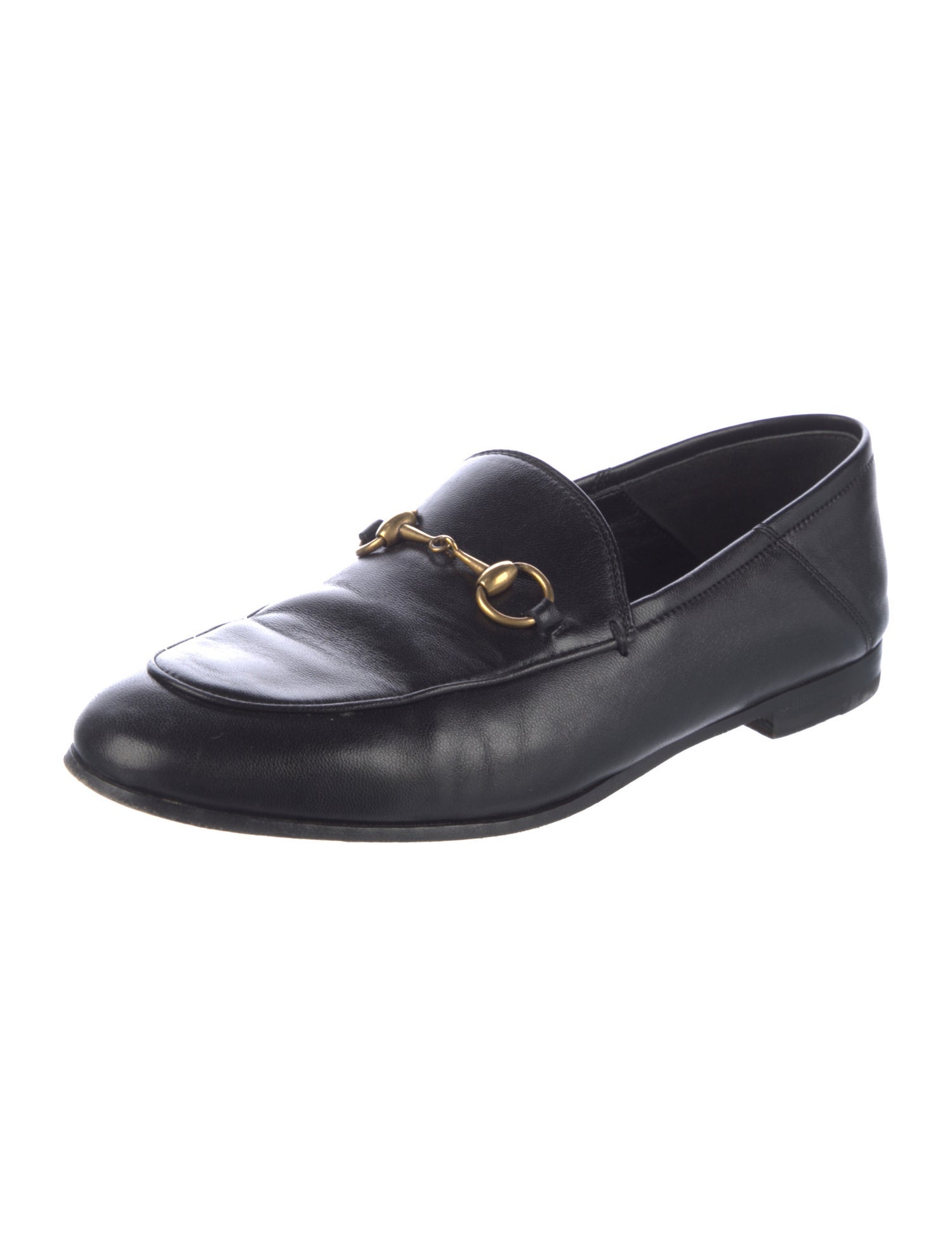 Gucci Brixton Horsebit Accent Loafers