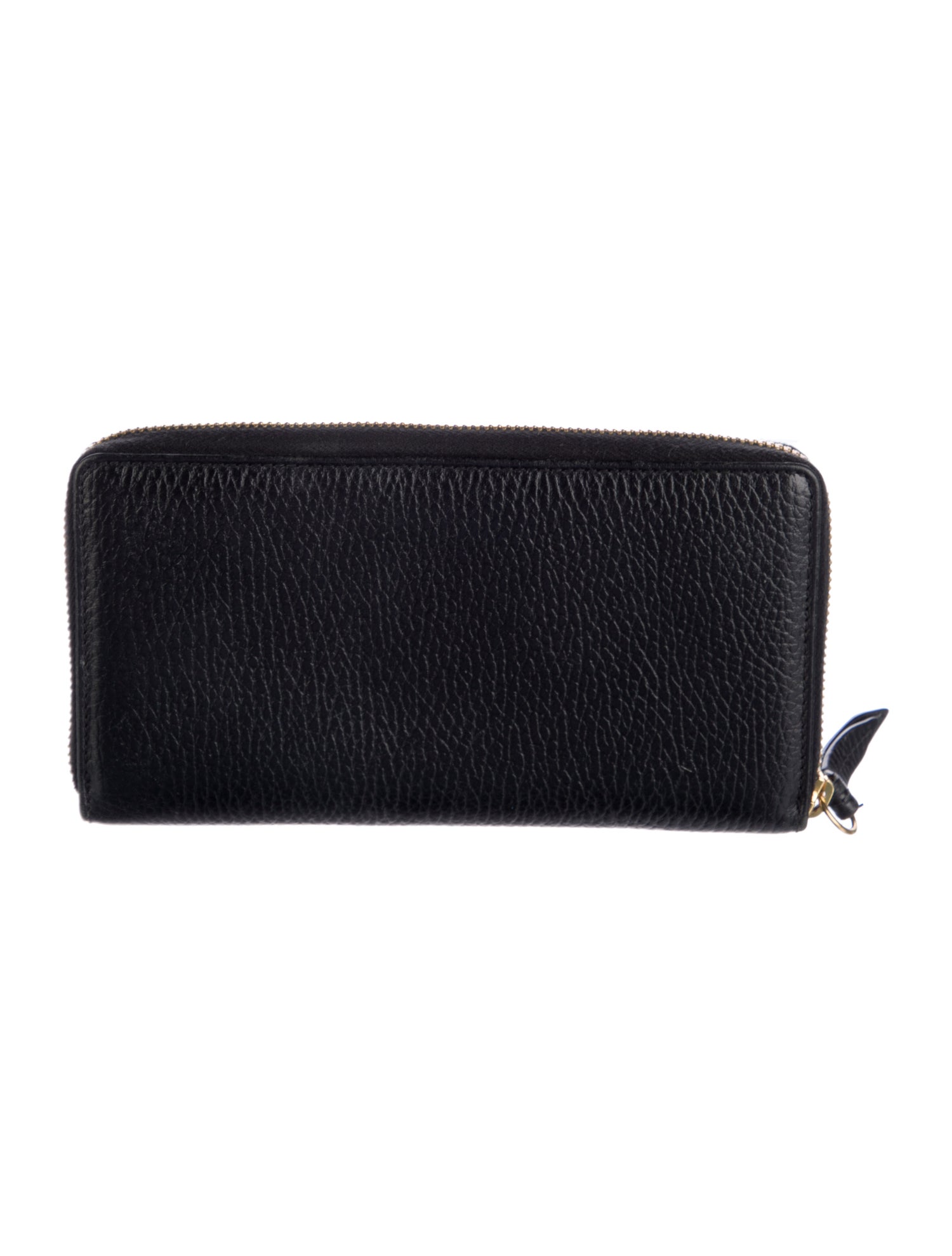 Gucci Double G Logo Leather Continental Wallet