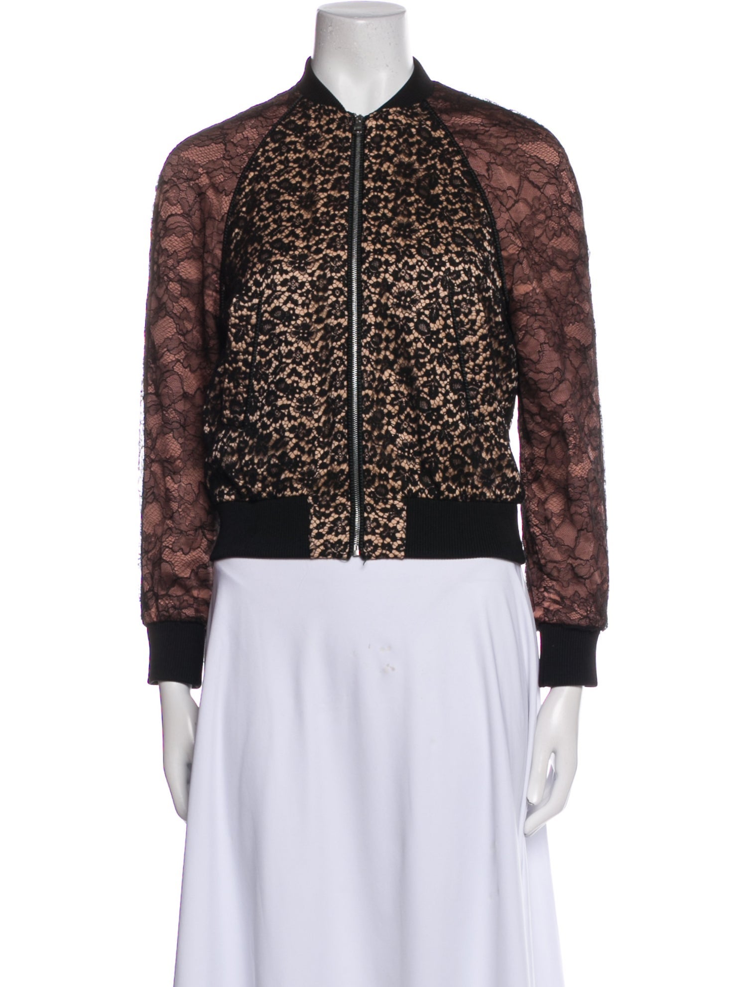 Gucci 2015 Lace Bomber Jacket