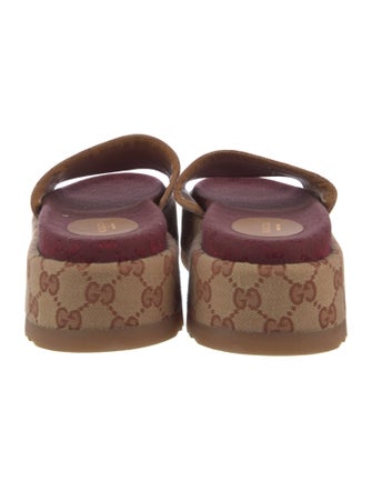 Gucci GG Canvas Canvas Slides