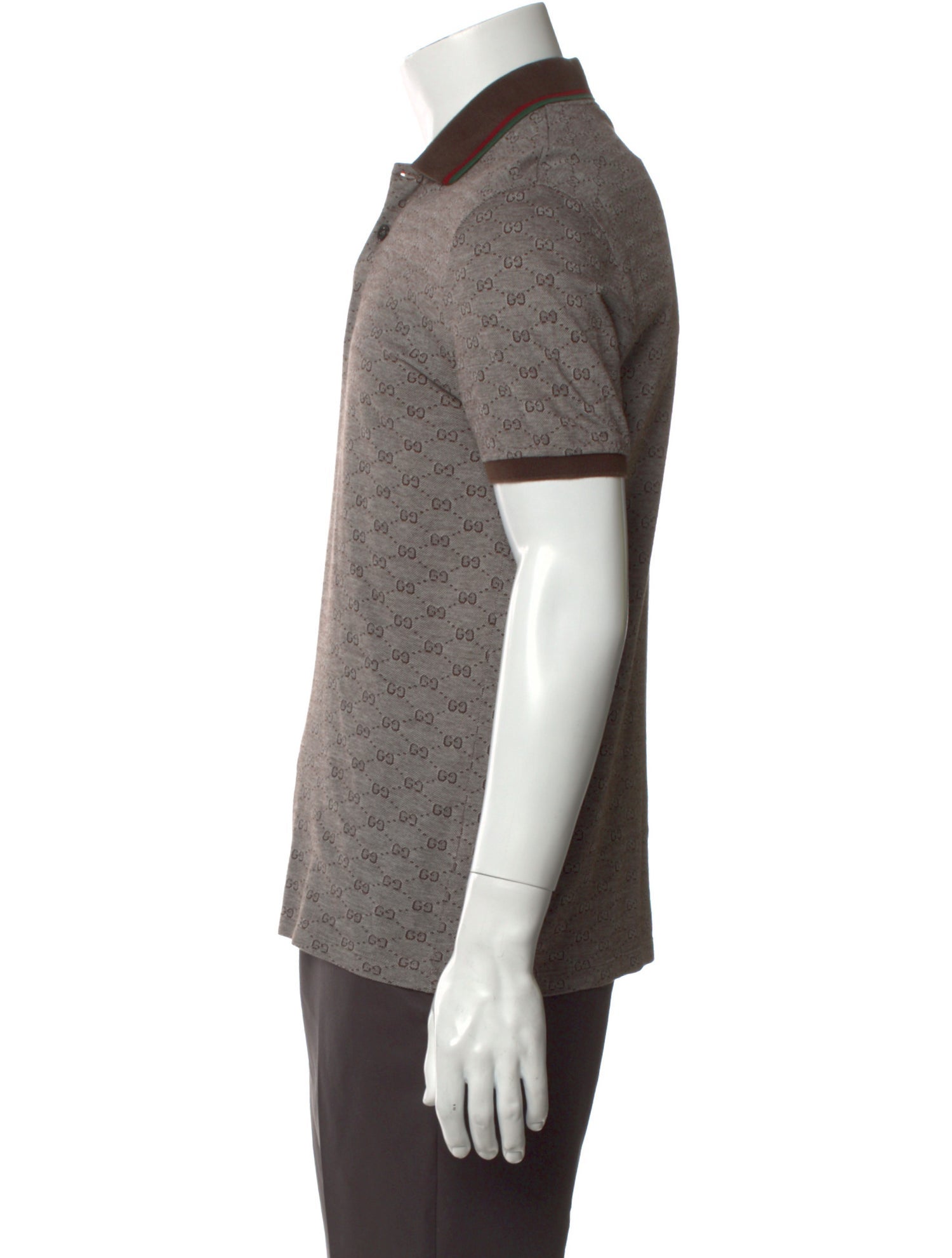 Gucci GG Logo Collar Polo Shirt