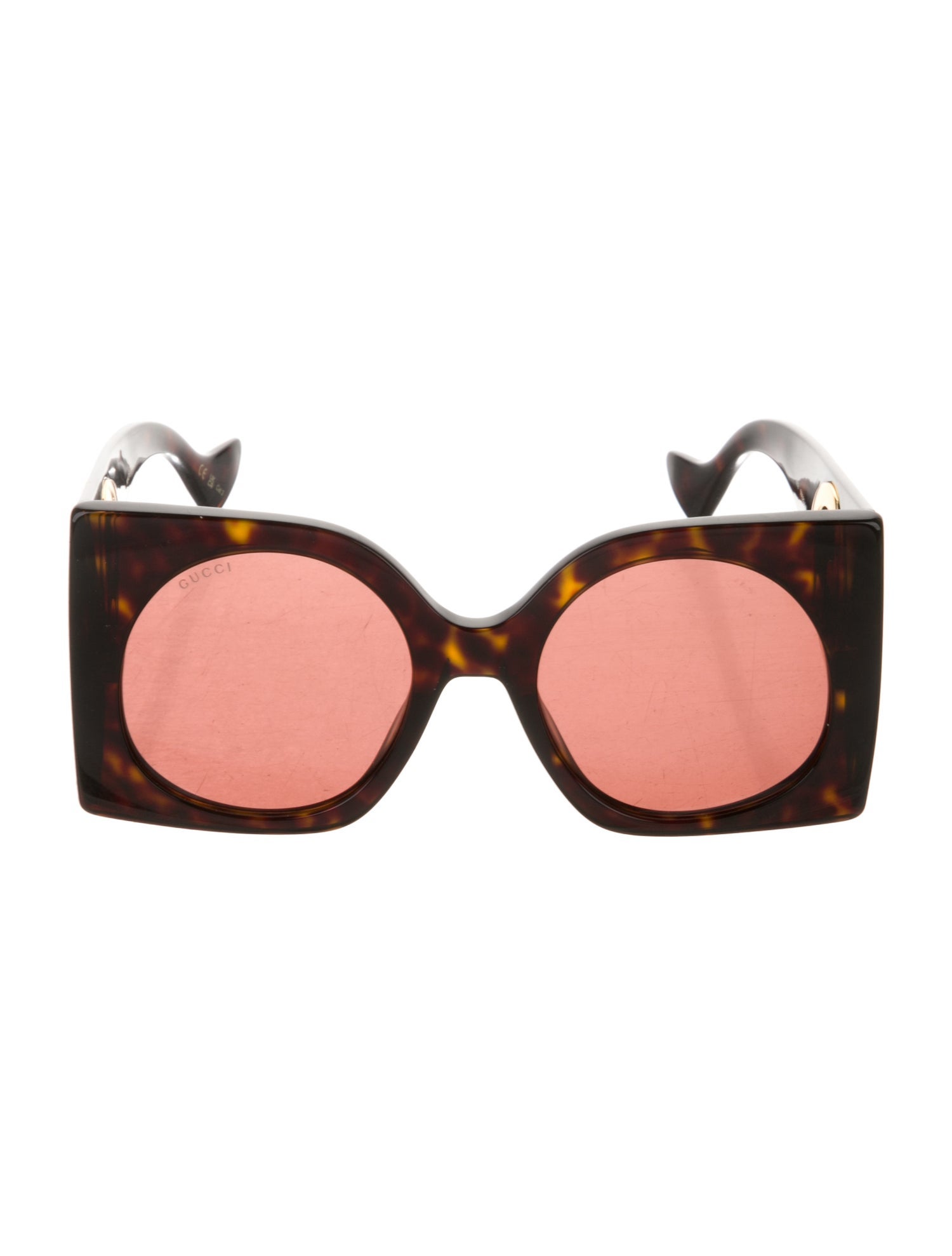 Gucci Interlocking G Logo Oversize Sunglasses