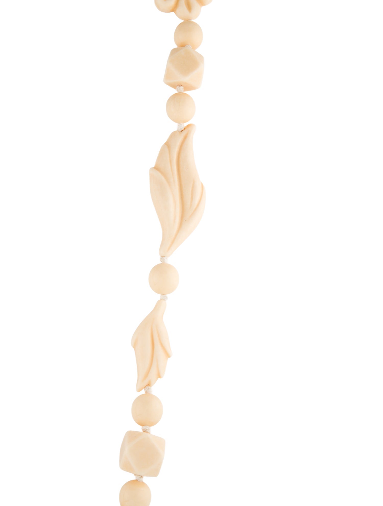 Gucci Resin & Bead Leaf Necklace