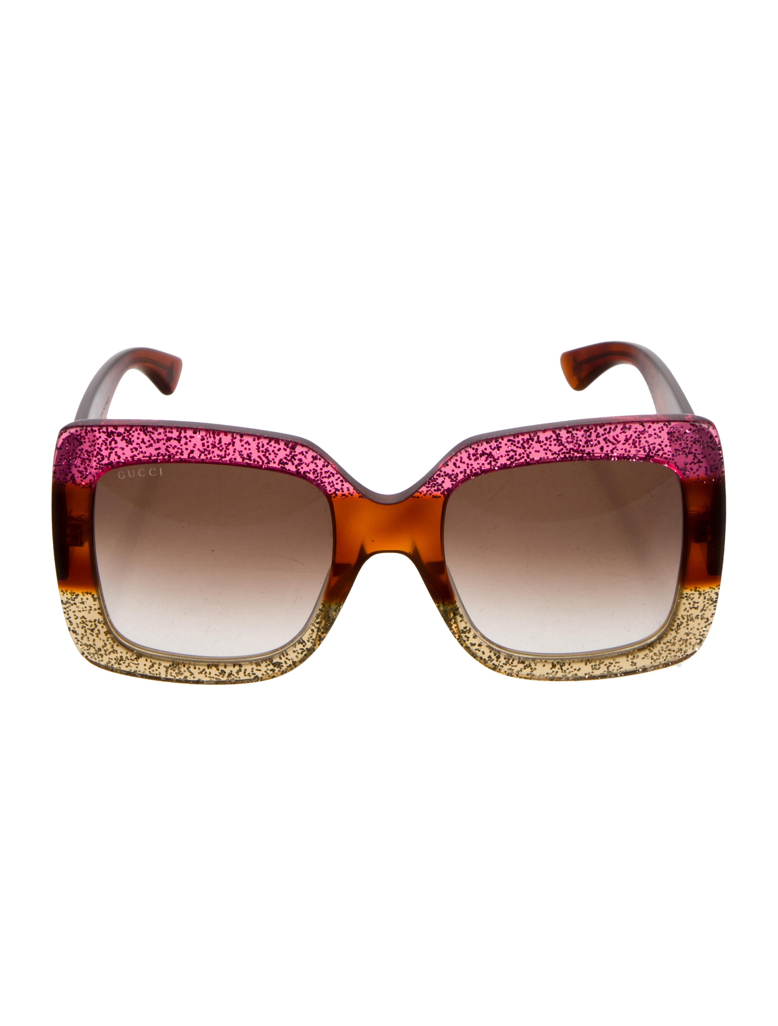 Gucci Interlocking G Logo Square Sunglasses